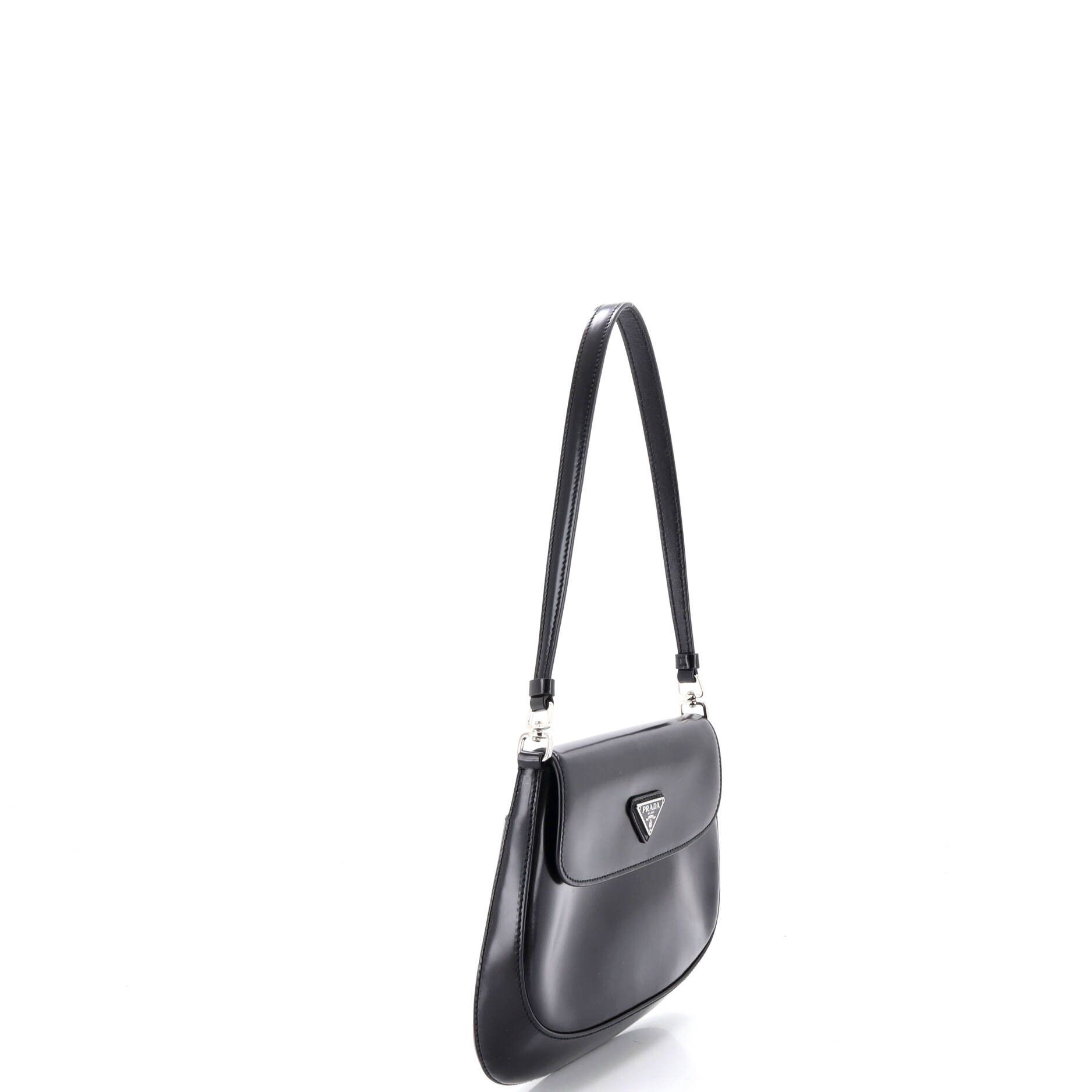Prada Cleo Flap Shoulder Bag Spazzolato Leather Small Size ONE SIZE - 1 Thumbnail