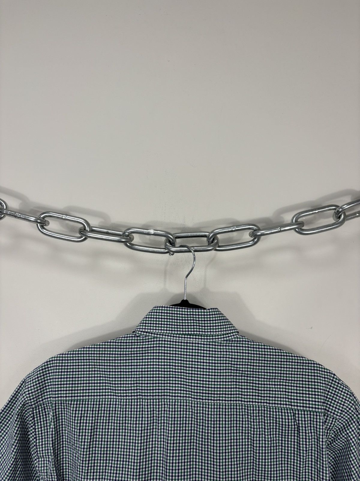Other Bruli Swiss Made Men’s Gingham Check Short Sleeve Shirt Size US L / EU 52-54 / 3 - 16 Thumbnail