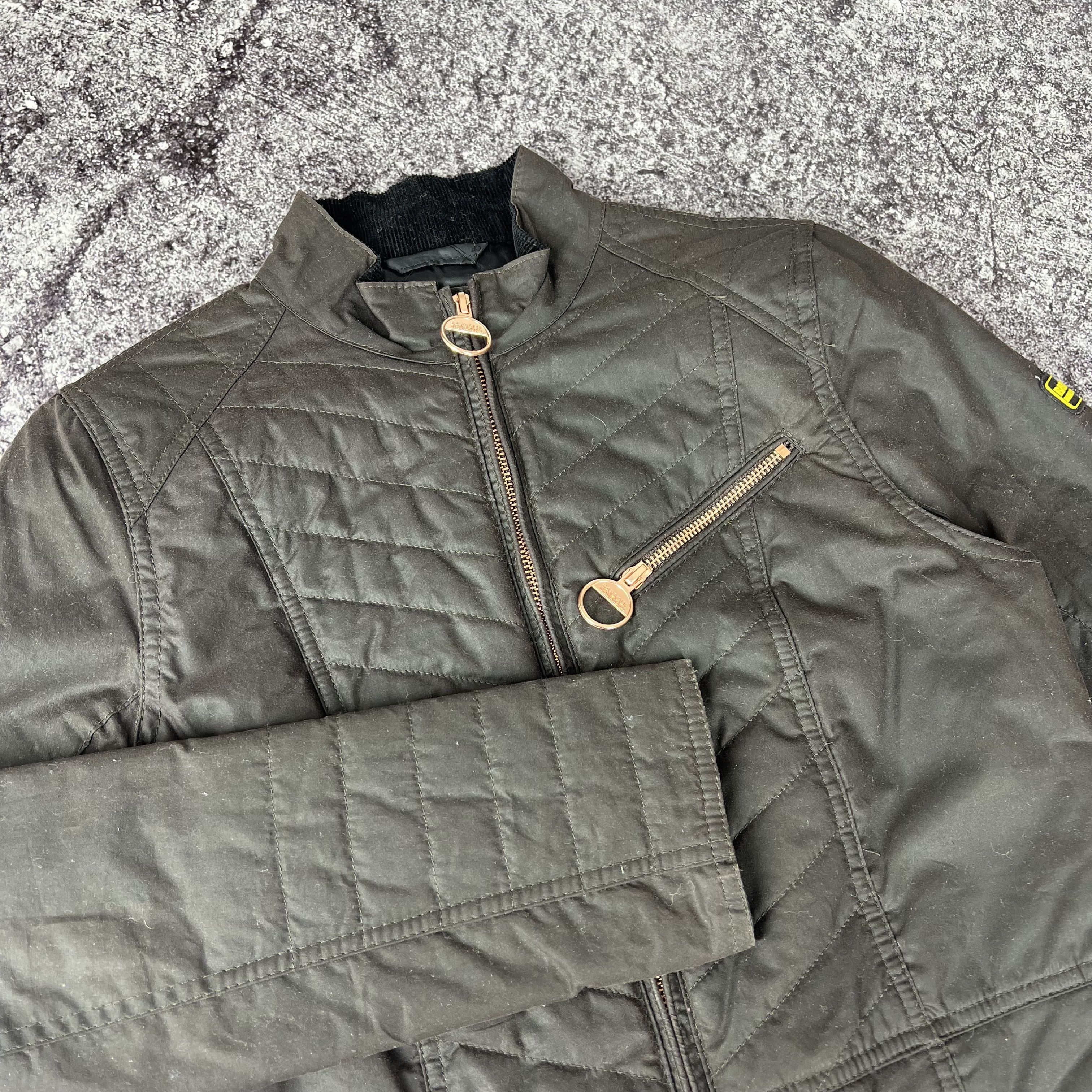 Barbour Barbour International Backmarker Waxed Jacket Size 8 Size S / US 4 / IT 40 - 3 Thumbnail