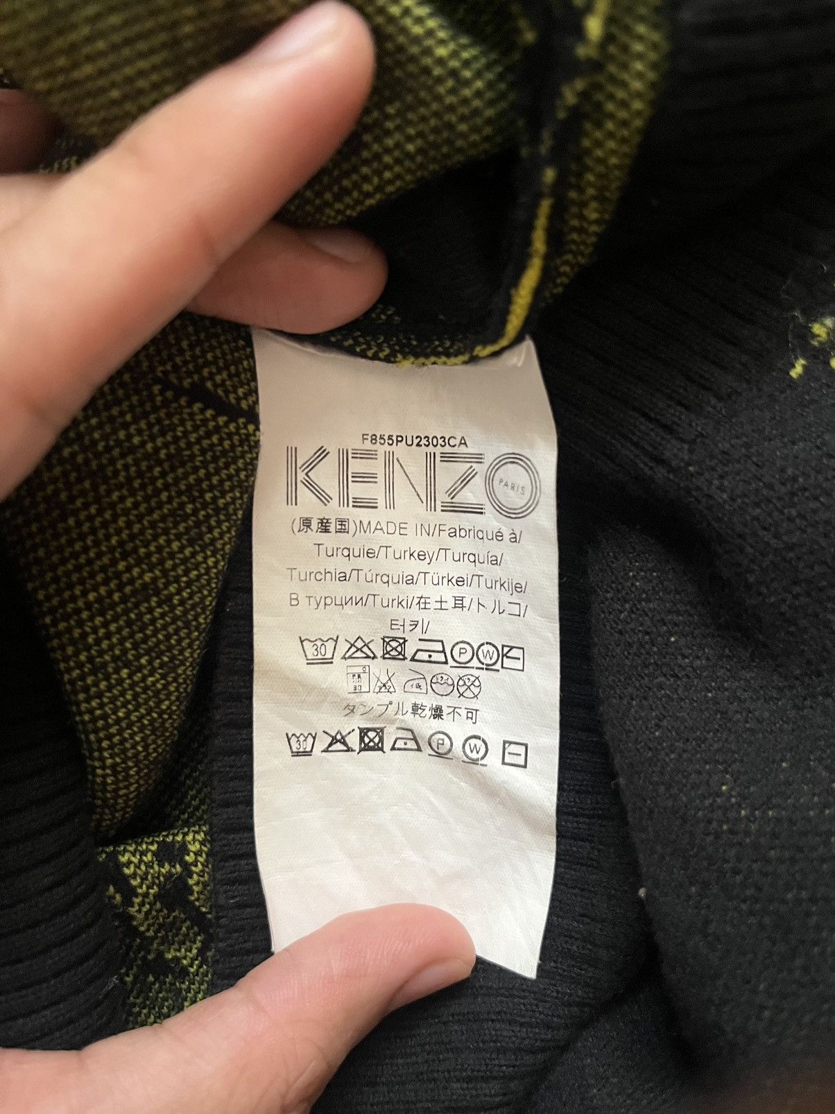 Kenzo SS18 Kenzo Paris Ryuichi Sakamoto Crewneck Sweater RUNWAY Size US S / EU 44-46 / 1 - 10 Thumbnail