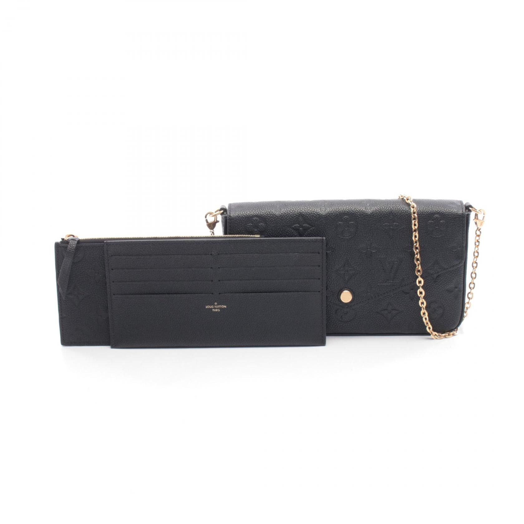 Louis Vuitton Louis Vuitton Louis Vuitton Pochette Felicie Monogram Empreinte Shoulder Bag Leather Shoulder Bag M64064 DUTY FREE for USA Size ONE SIZE - 1 Thumbnail