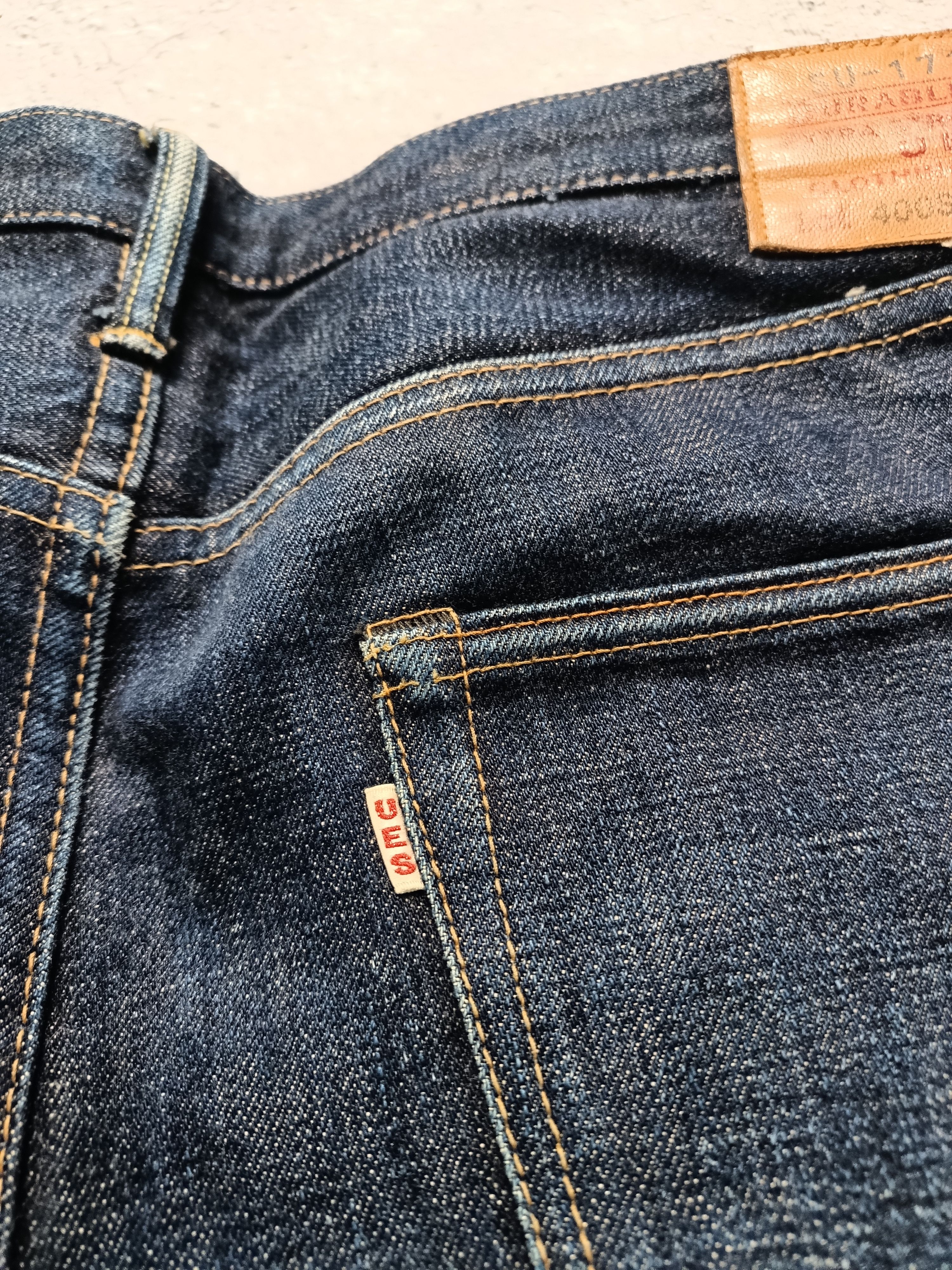 UES Clothing × UES Japan UES 400ST Japanese Selvedge Denim Jeans Made in Japan Size US 36 / EU 52 - 10 Thumbnail