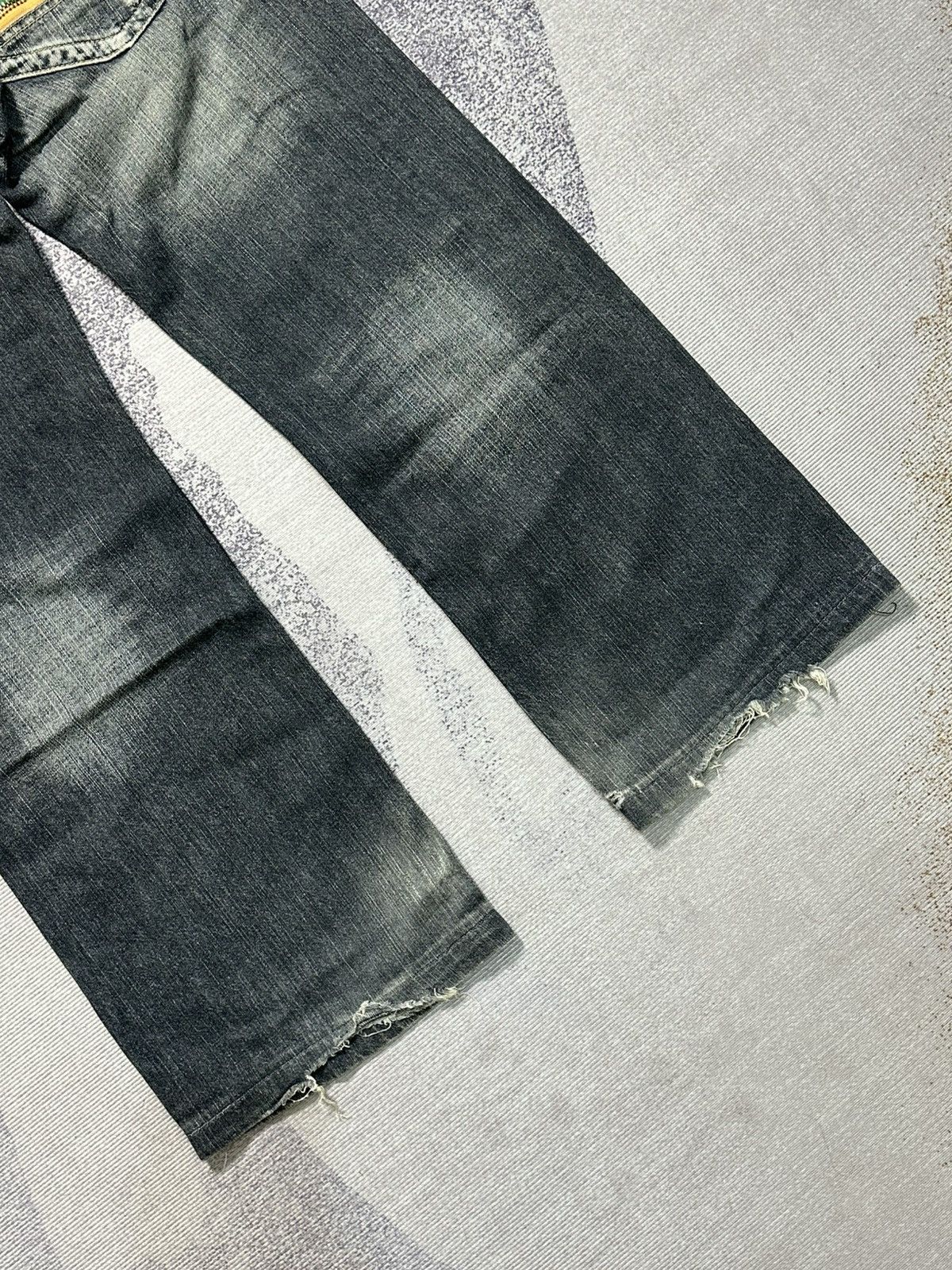 PPFM Japanese Brand Root Three Distressed Jeans Size US 30 / EU 46 - 13 Thumbnail