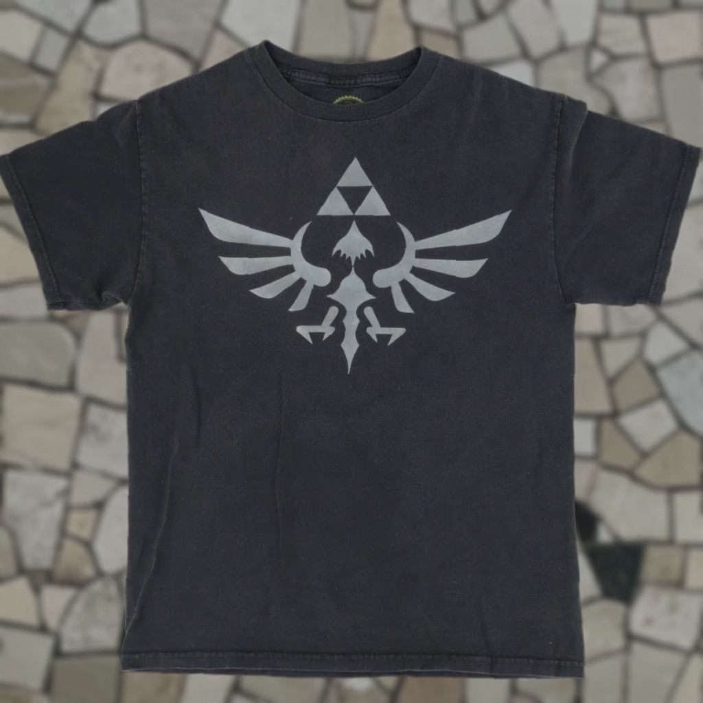 Nintendo Nintendo Legend of Zelda Skyward Sword Solid T-Shirt Gray Men M Size US M / EU 48-50 / 2 - 1 Thumbnail
