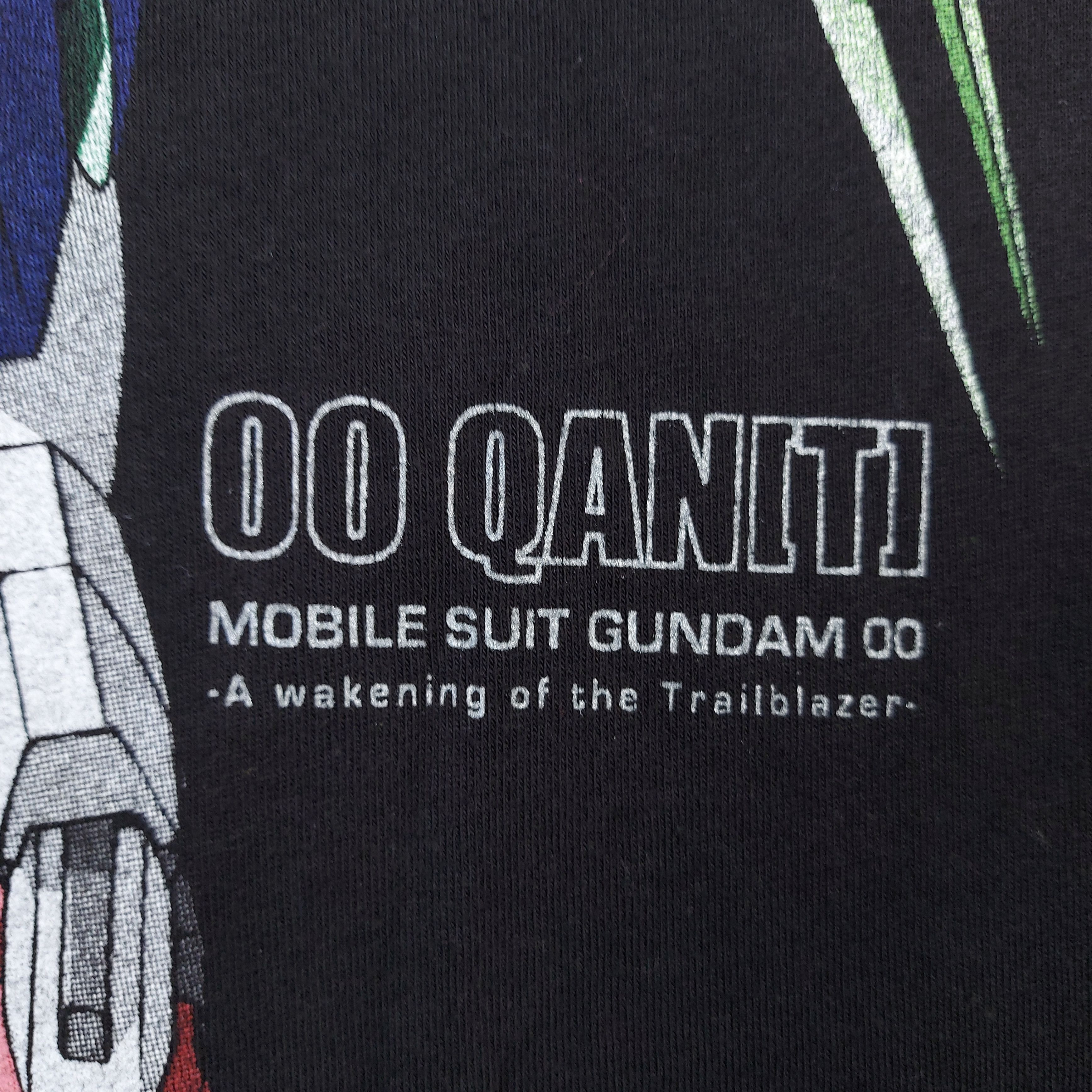 Anime Vintage Y2K Mobile Suit Gundam 00 The Movie Glitter TEE Size US M / EU 48-50 / 2 - 5 Thumbnail