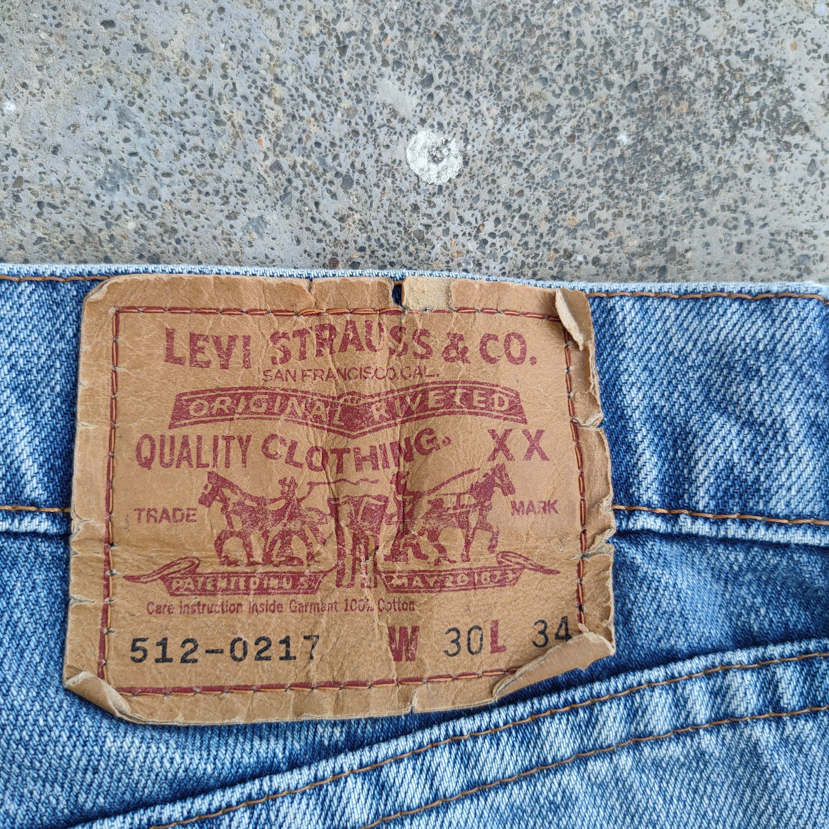 Levi's Vintage Clothing W30 Vintage Levis 512 90' faded jeans denim pants Size US 30 / EU 46 - 13 Thumbnail