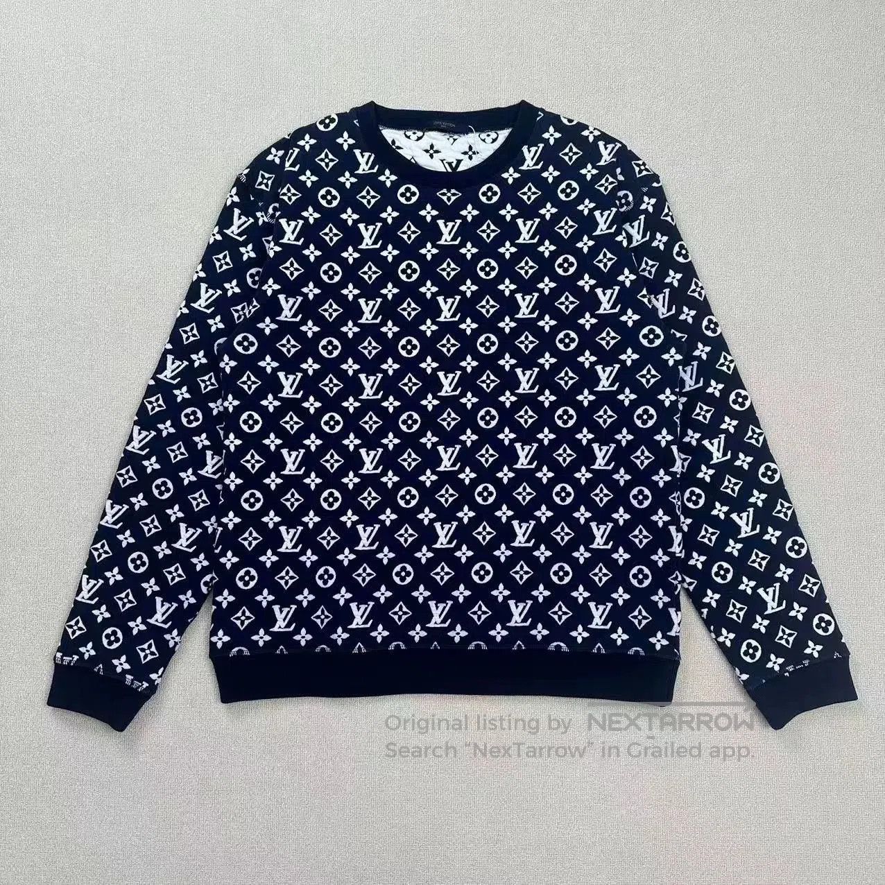 Louis Vuitton louis vuitton printed crew neck sweatshirt XXL. Size US XXL / EU 58 / 5 - 1 Thumbnail