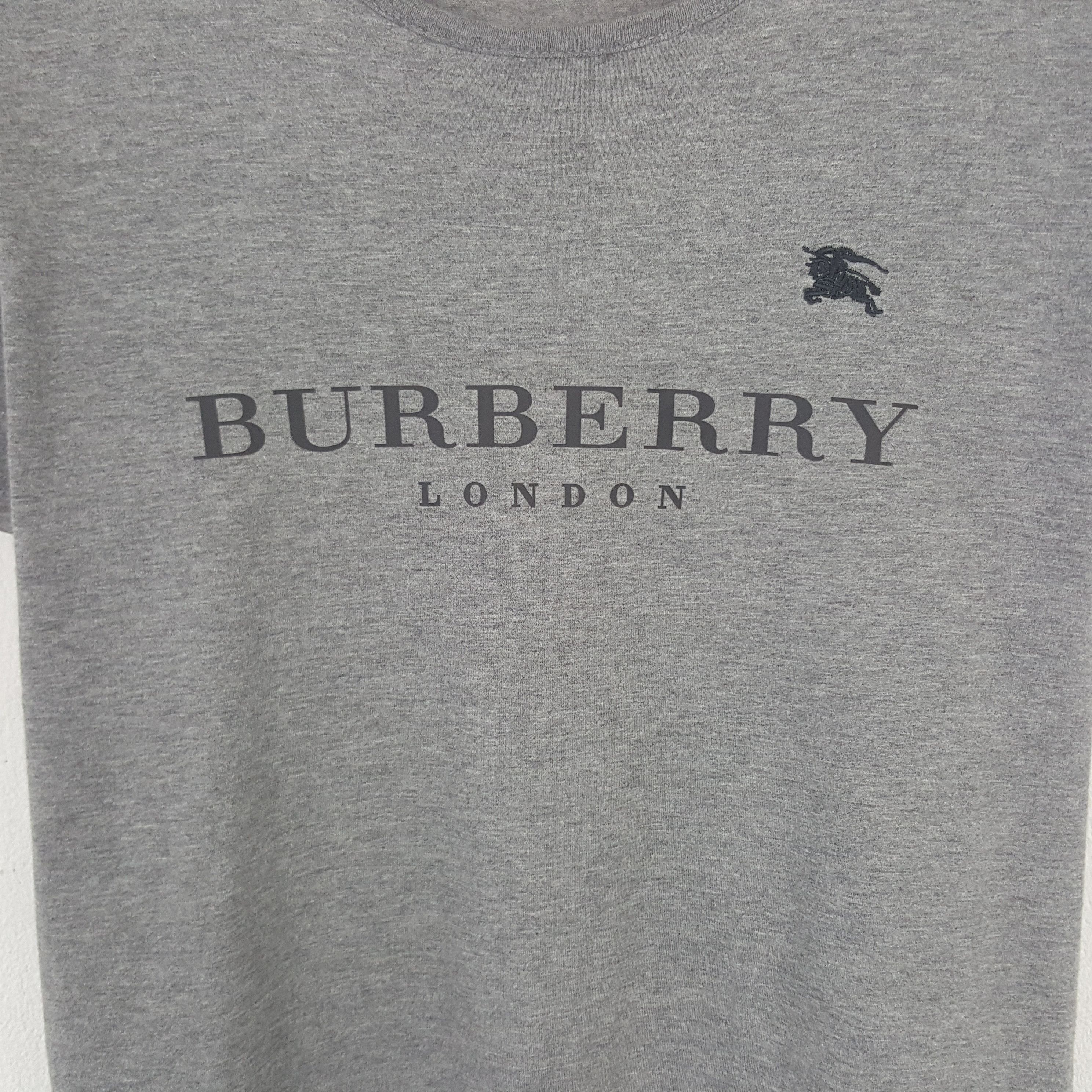 Burberry × Vintage Vintage Burberry London Custom Spell Out Tshirt Size L / US 10 / IT 46 - 2 Thumbnail