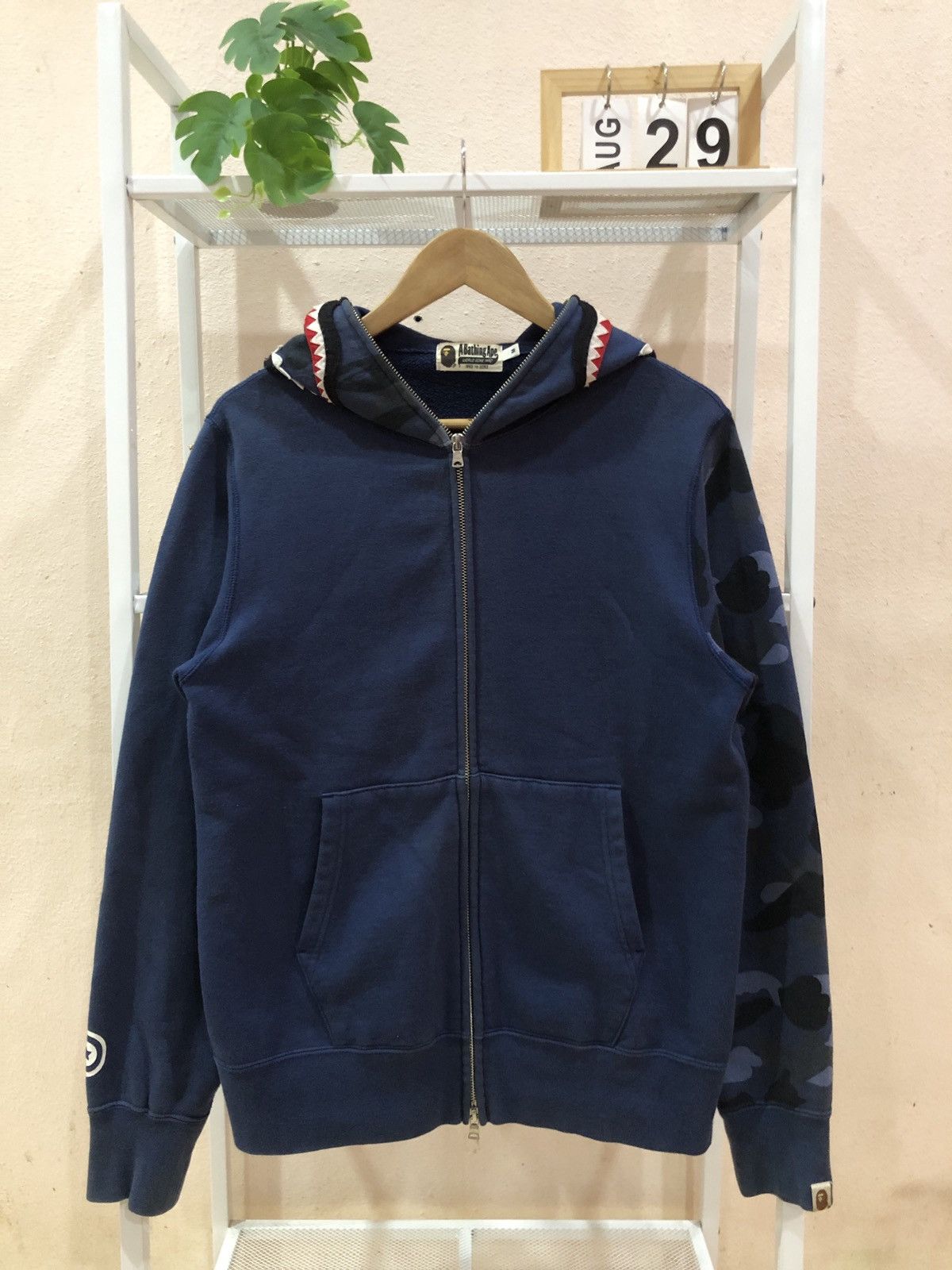 Bape BAPE Shark Full Zip Hoodie Colour Camo Sleeve Size US M / EU 48-50 / 2 - 1 Thumbnail