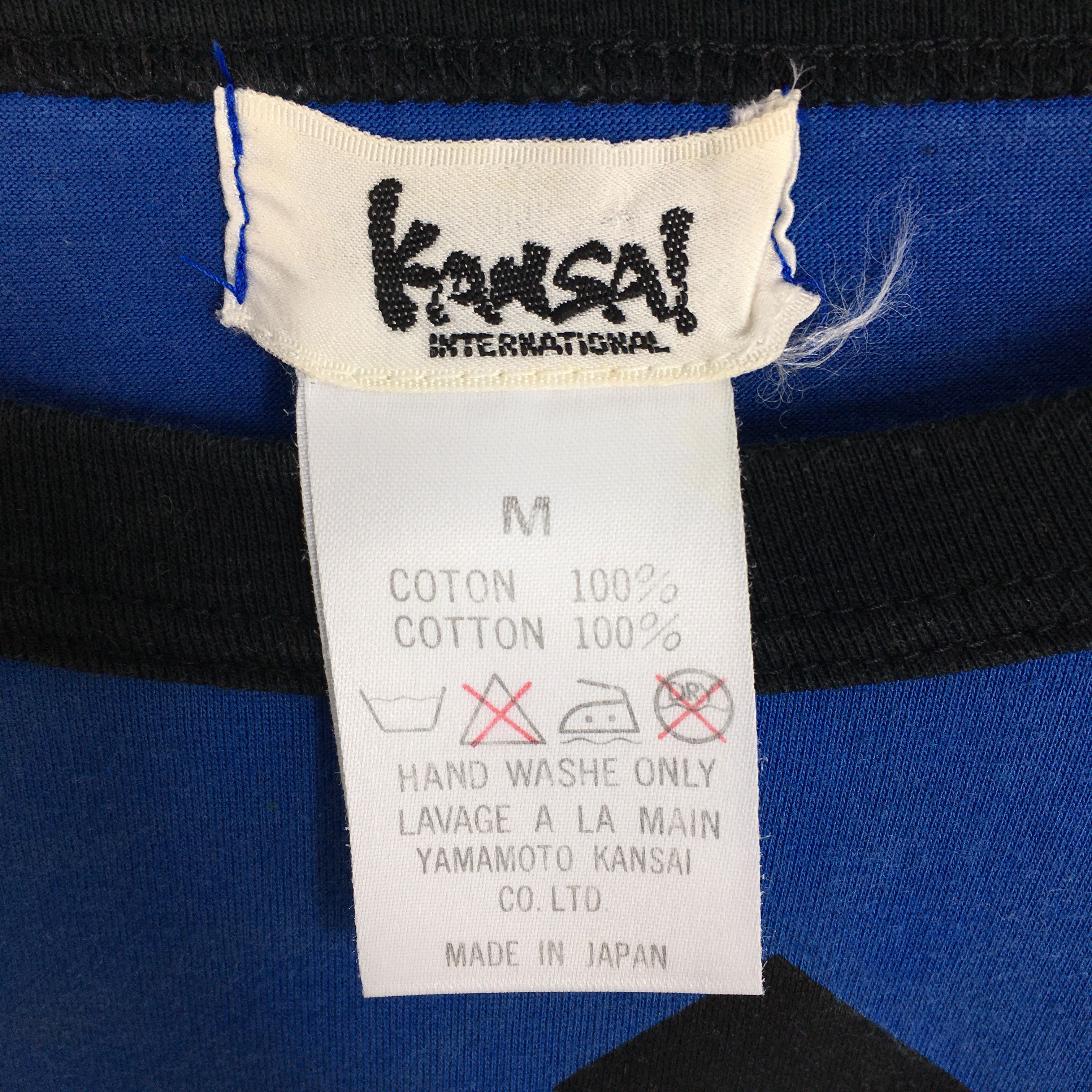 Japanese Brand × Kansai Yamamoto × Vintage 90's Kansai Yamamoto Friend Raijin Japanese T shirt Medium Size US M / EU 48-50 / 2 - 4 Thumbnail