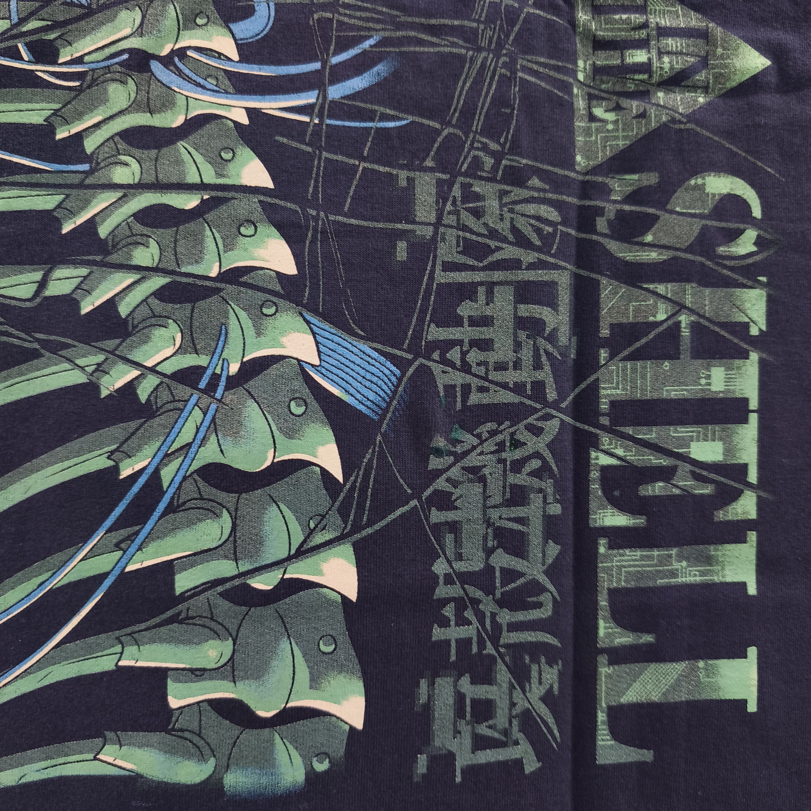 Anime Ghost In The Shell 1995 Navy T-shirt Size US XL / EU 56 / 4 - 15 Thumbnail