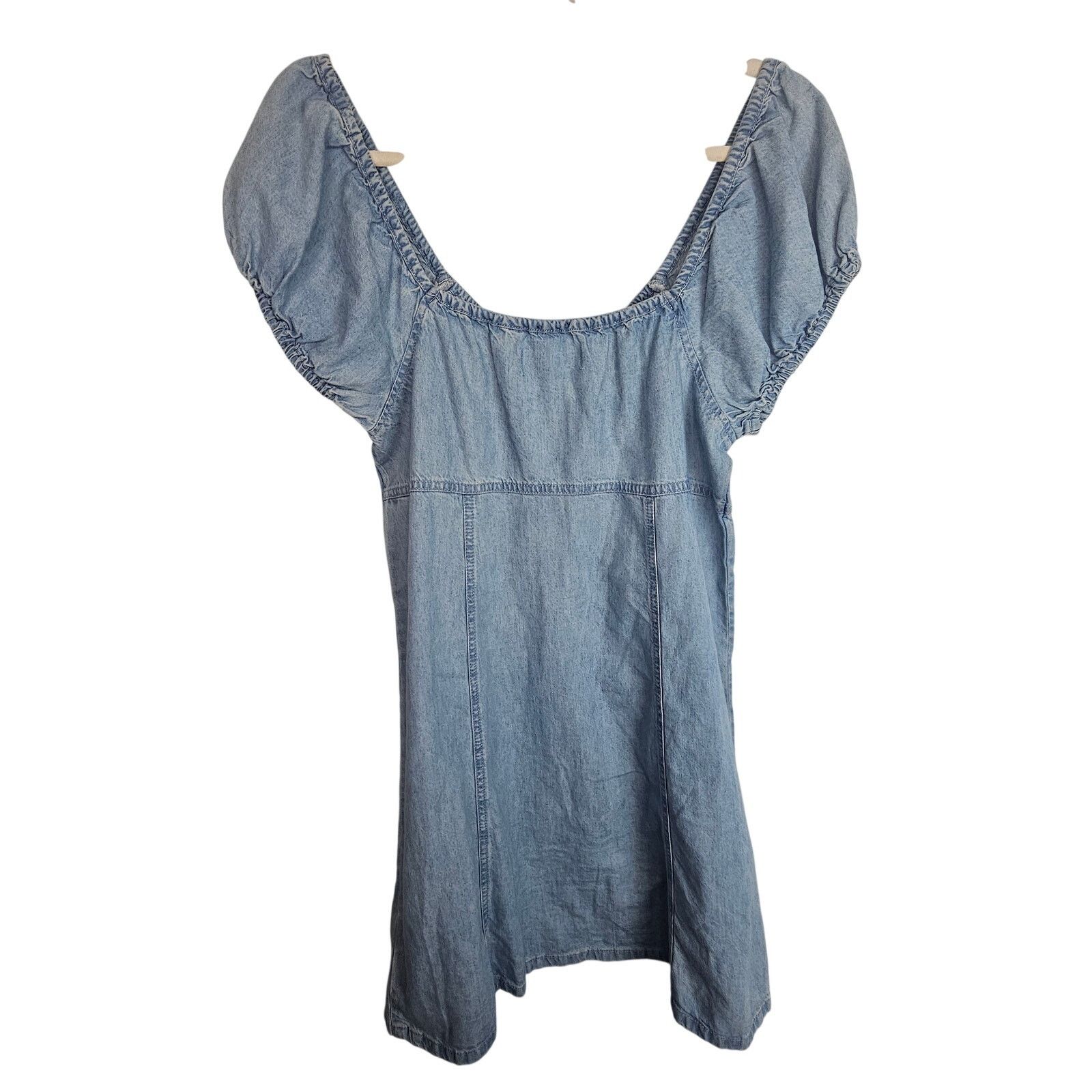 Madewell Madewell Womens Margie Denim Babydoll Dress Sz 8 Mini Preppy Size M / US 6-8 / IT 42-44 - 8 Thumbnail