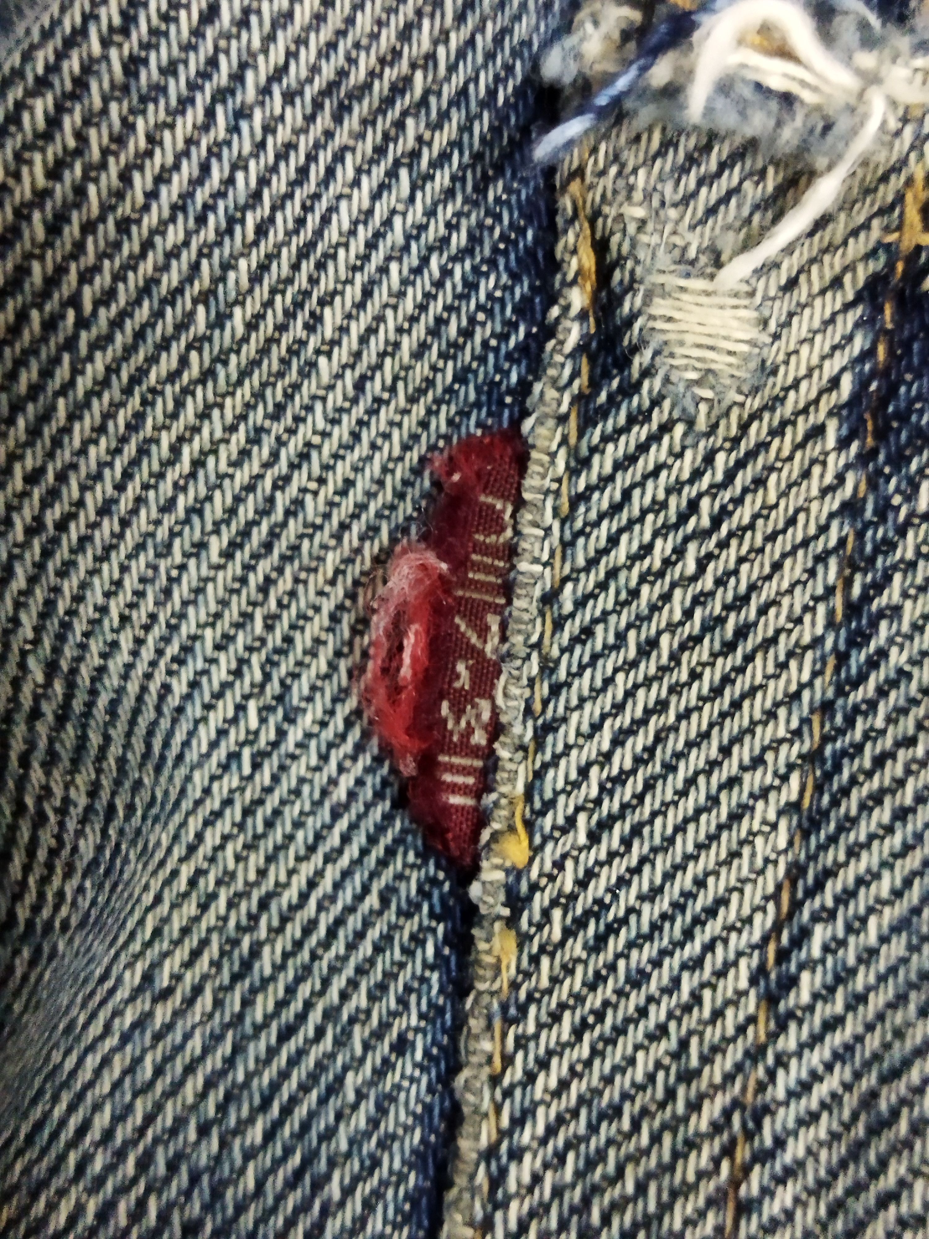 Denime Distressed Denime Selvedge Jeans Size US 36 / EU 52 - 6 Thumbnail