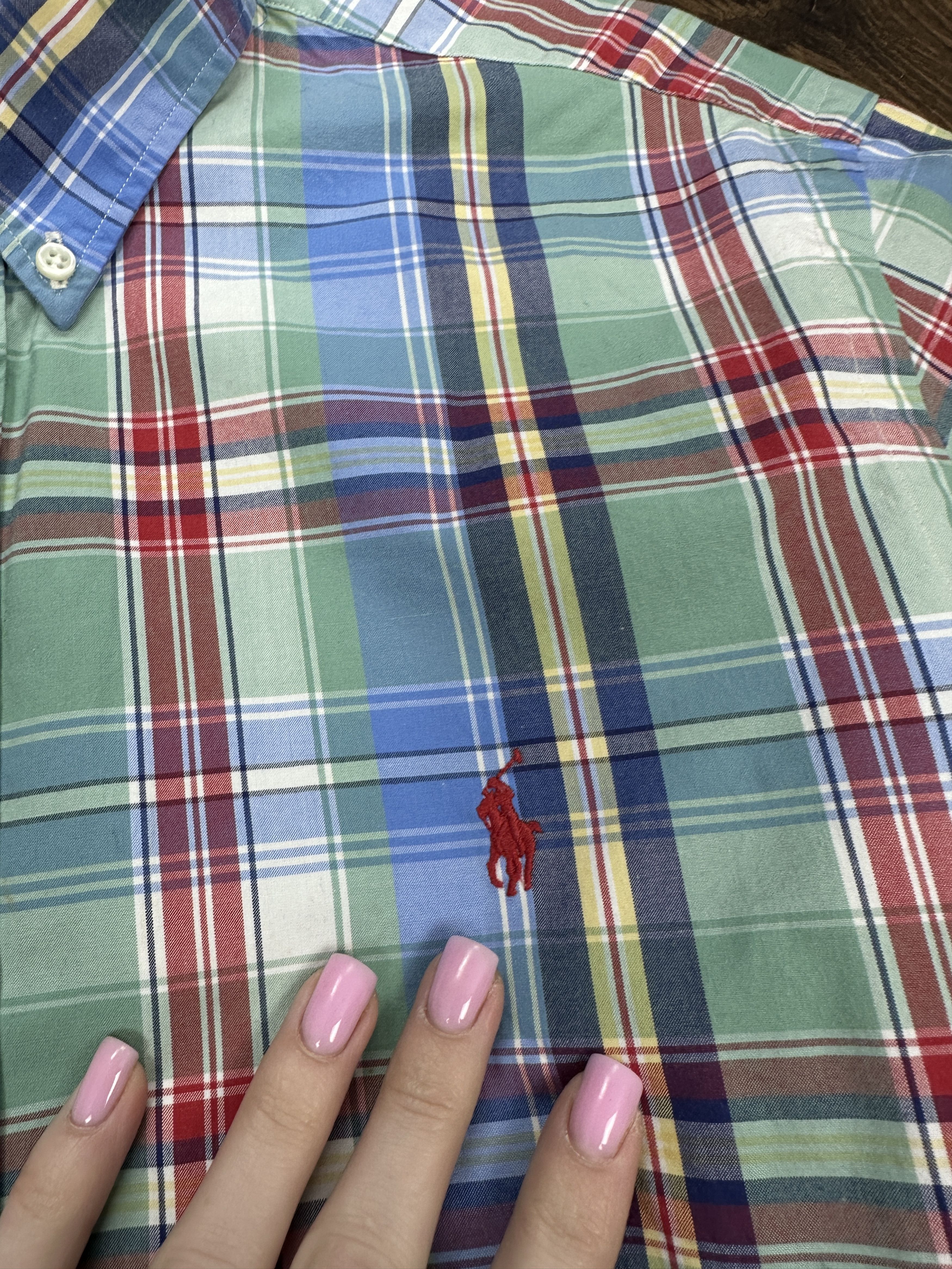 Polo Ralph Lauren × Ralph Lauren Polo Ralph Lauren Vintage Long Sleeve Plaid Shirt y2k Size US L / EU 52-54 / 3 - 3 Thumbnail