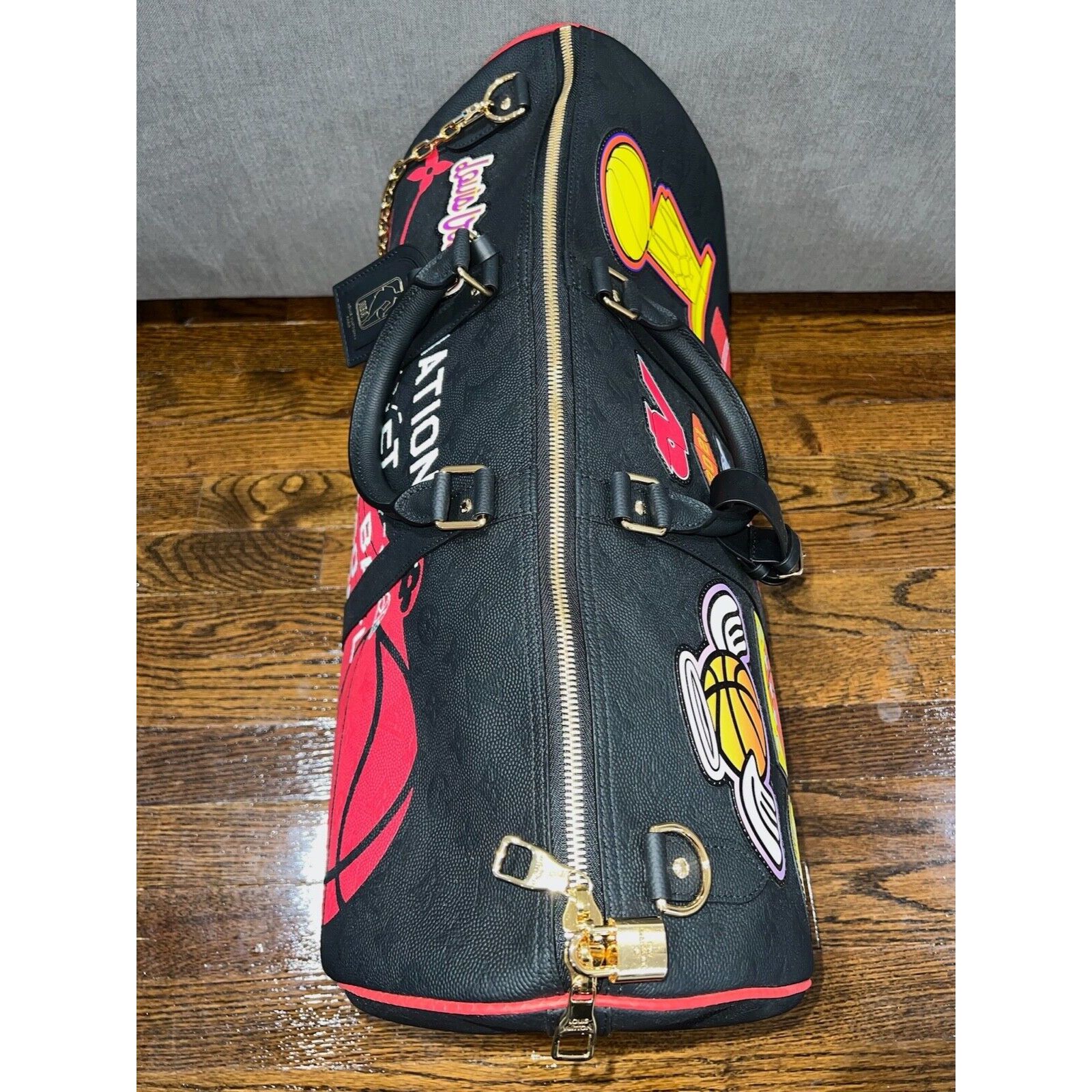 Louis Vuitton Louis Vuitton Keepall Bandouliere NBA Basketball Travel Bag Size ONE SIZE - 10 Thumbnail