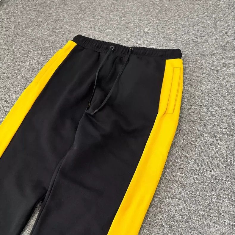 Fendi Fendi Black Yellow Logo Sports Pants Size US 32 / EU 48 - 3 Thumbnail