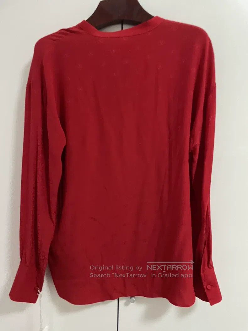 Valentino Valentino Logo silk shirt Size S / US 4 / IT 40 - 7 Thumbnail