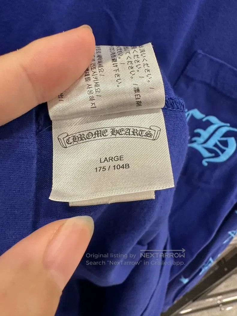 Chrome Hearts CHROME HEARTS Size L Blue stars with long sleeves Size US L / EU 52-54 / 3 - 6 Thumbnail