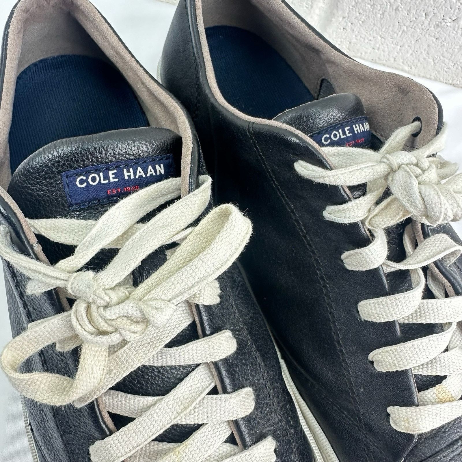 Cole Haan Cole Haan Grand OS Sneakers C25781 Mens Black Leather Sz 11 Size US 11 / EU 44 - 2 Thumbnail