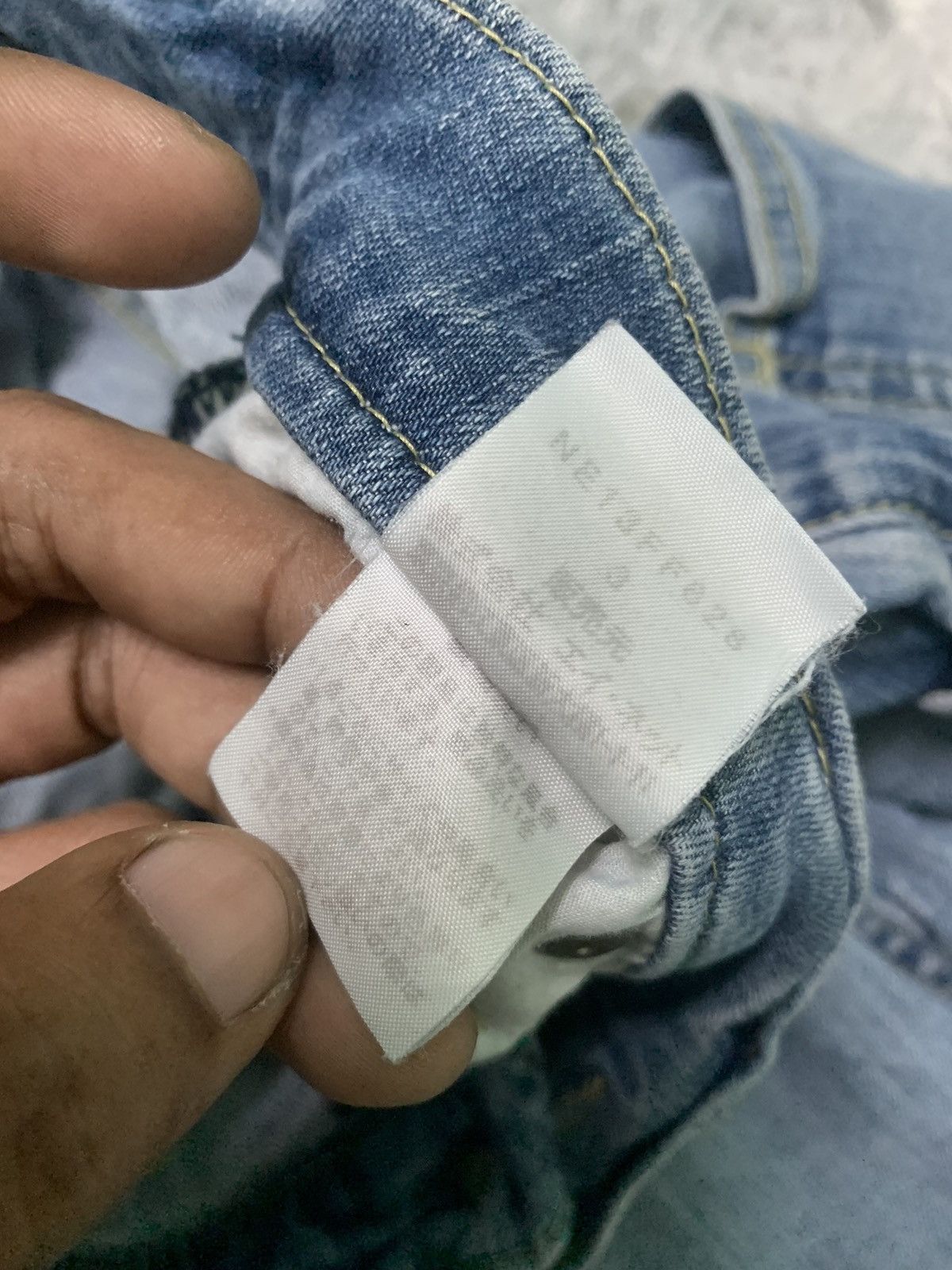 Issey Miyake × Japanese Brand × Ne-Net RARE ISSEY MIYAKE DENIM BUCKLE BACK Size US 31 - 9 Thumbnail