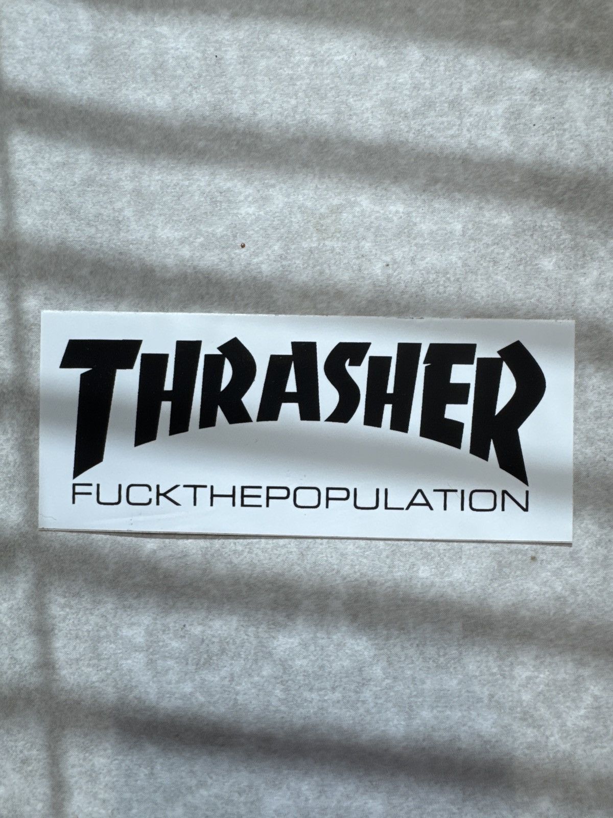 Fuck The Population × Thrasher FTP x Thrasher Collab Sticker Size ONE SIZE - 1 Thumbnail