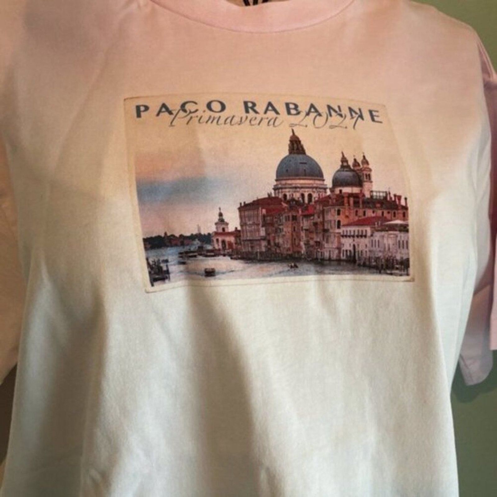 Paco Rabanne Paco Rabanne Printed cotton jersey T shirt S Size S / US 4 / IT 40 - 6 Thumbnail