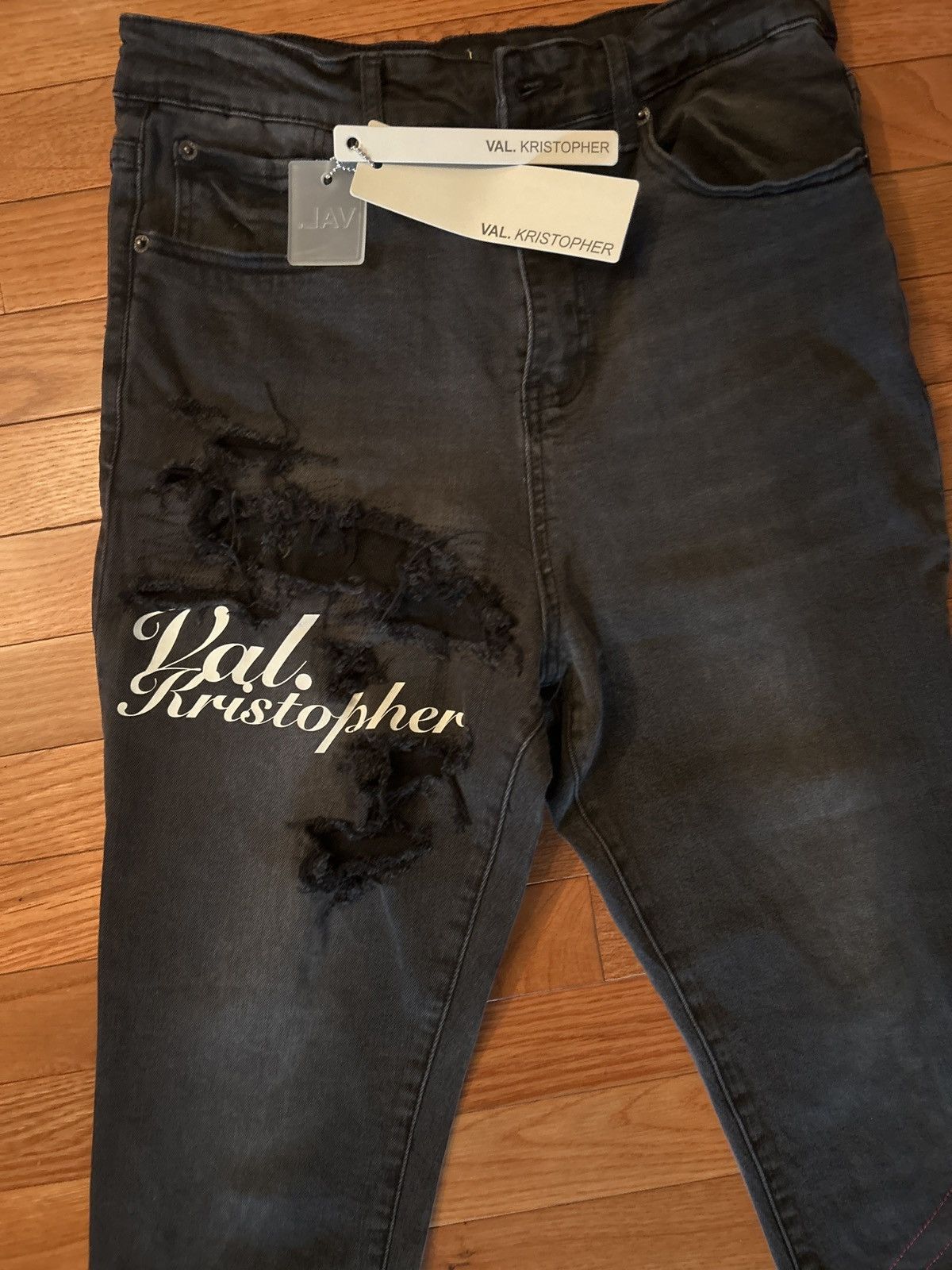 Val Kristopher Cut black jeans Size US 32 / EU 48 - 3 Thumbnail
