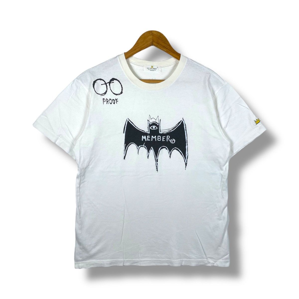 Jean-Michel Basquiat Vintage 00's JEAN-MICHEL BASQUIAT Proof Member Bat Graphic Size US L / EU 52-54 / 3 - 1 Thumbnail