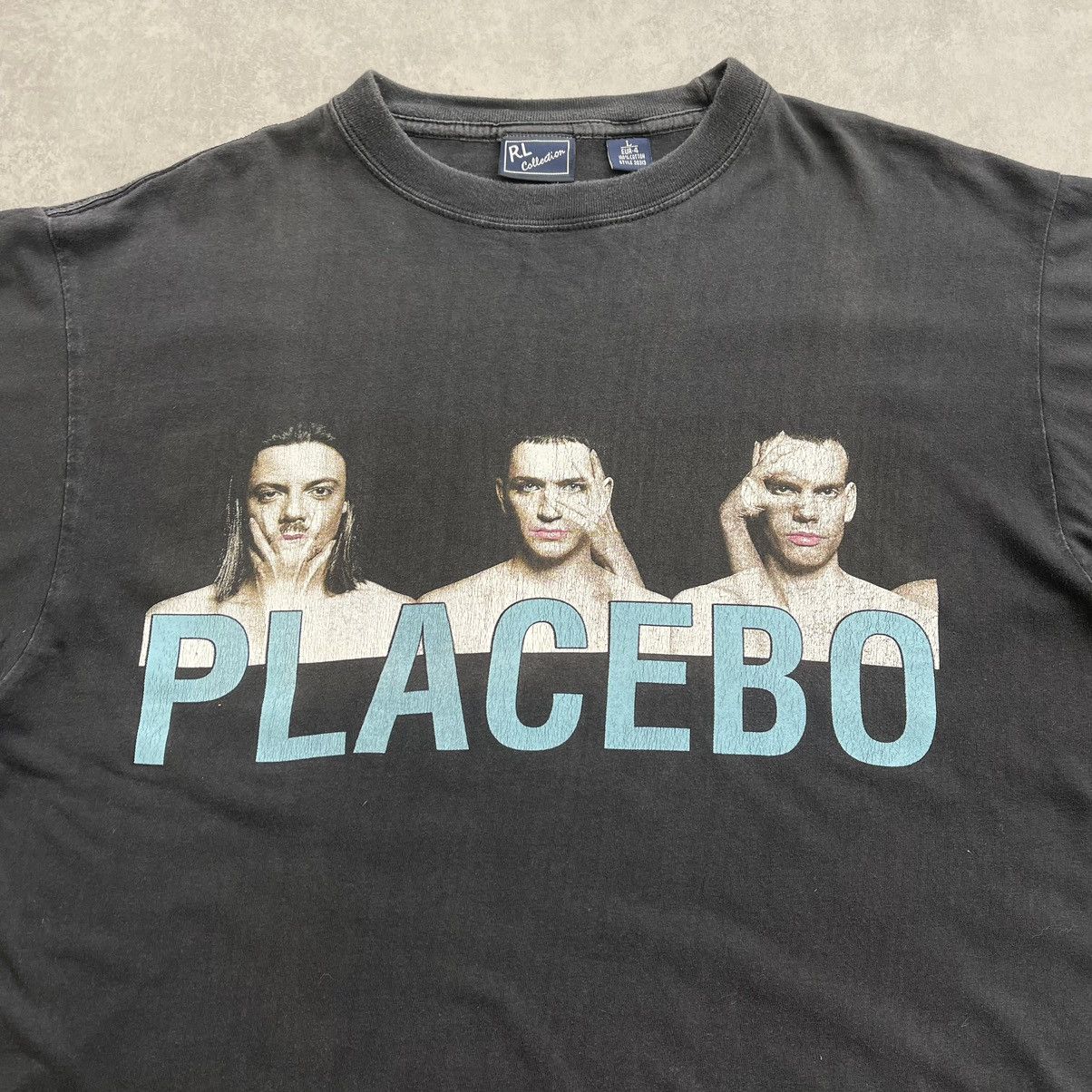 Band Tees Vintage 90s Placebo Full Band Photo Tee – Ultra Rare Size US L / EU 52-54 / 3 - 3 Thumbnail