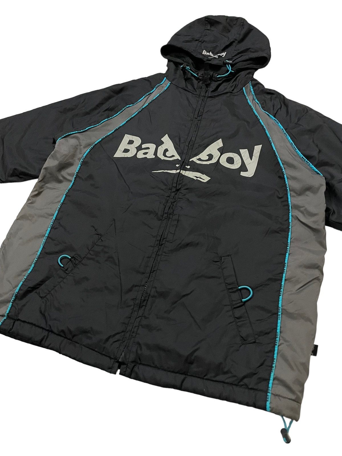 Japanese Brand Bad Boy Spell Out Zip Up Hood Jacket Size US M / EU 48-50 / 2 - 4 Thumbnail