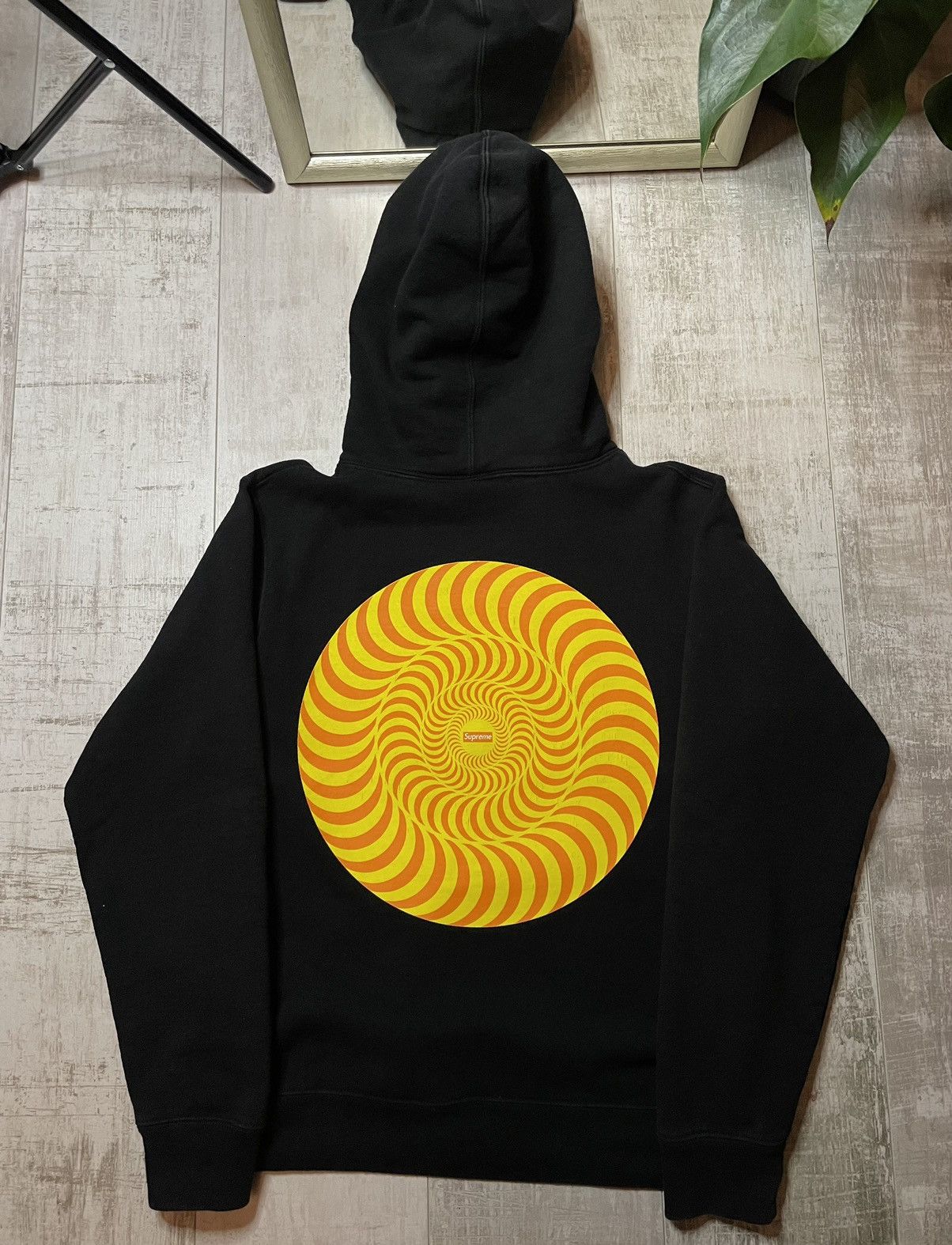 Supreme Supreme Spitfire SS18 Hoodie Black Big Logo Size US M / EU 48-50 / 2 - 1 Thumbnail