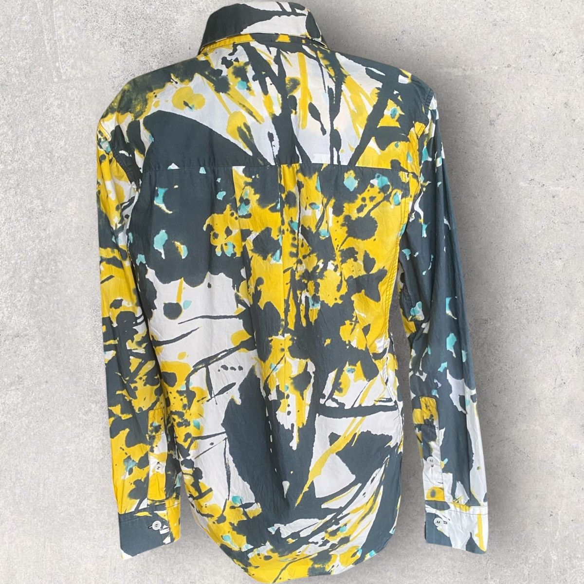 Marni Marni Abstract Print Cut And Sew Oversize Shirt Size XS / US 0-2 / IT 36-38 - 3 Thumbnail