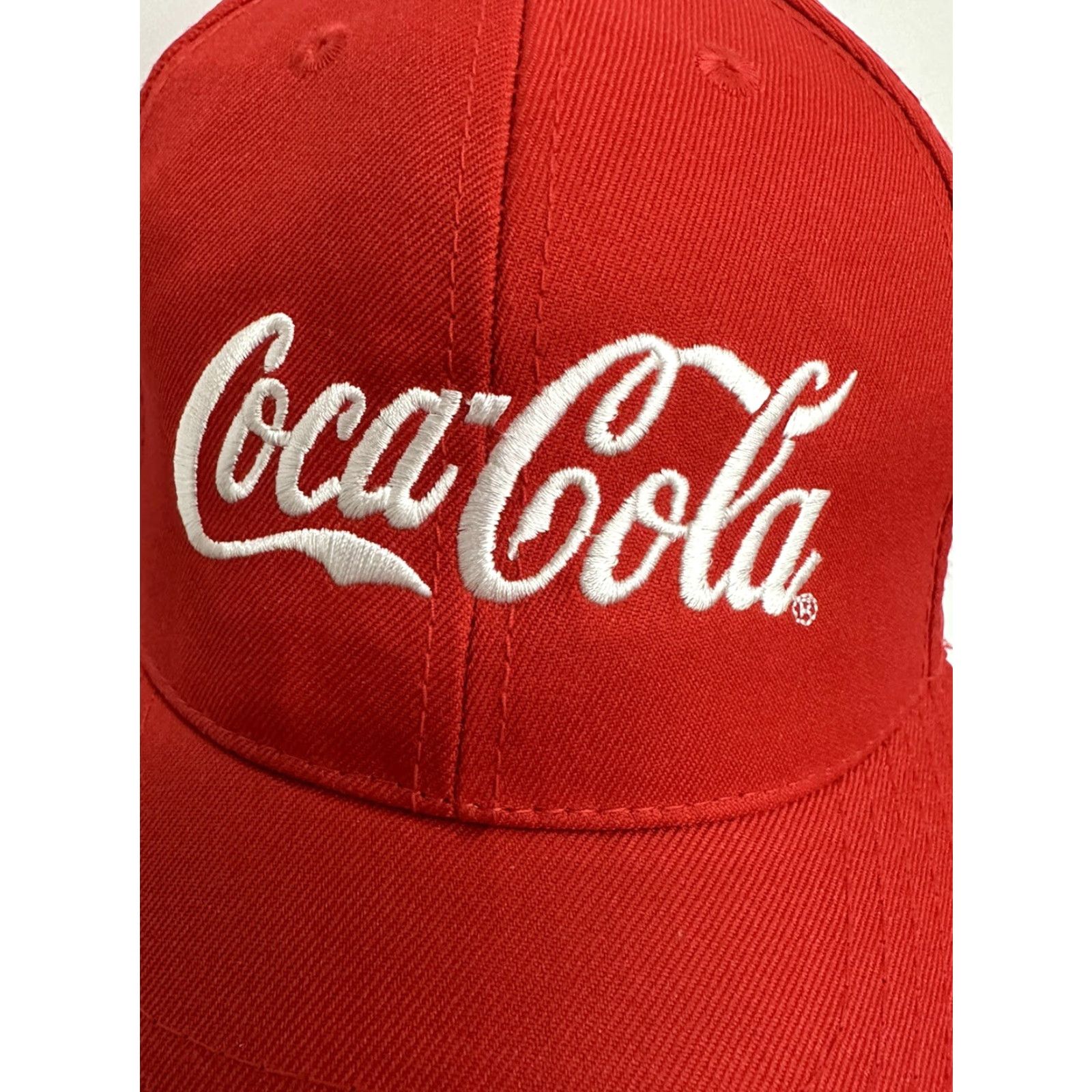 Vintage Coca-Cola Red Embroidered StrapBack Hat Cap Men One Size Adjustable Cap Red Coca-Cola StrapBack Hat Mens Cap Size ONE SIZE - 2 Thumbnail