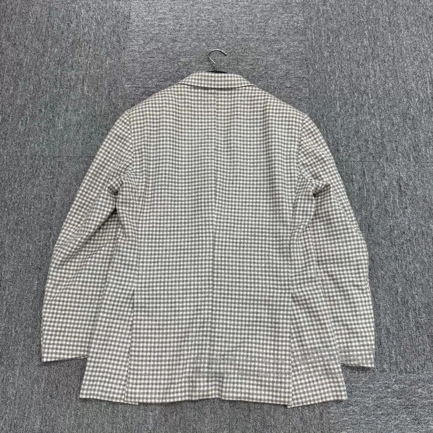 Kiton Kiton Wool Checkered Suit Jacket Size 48. Size US M / EU 48-50 / 2 - 2 Thumbnail