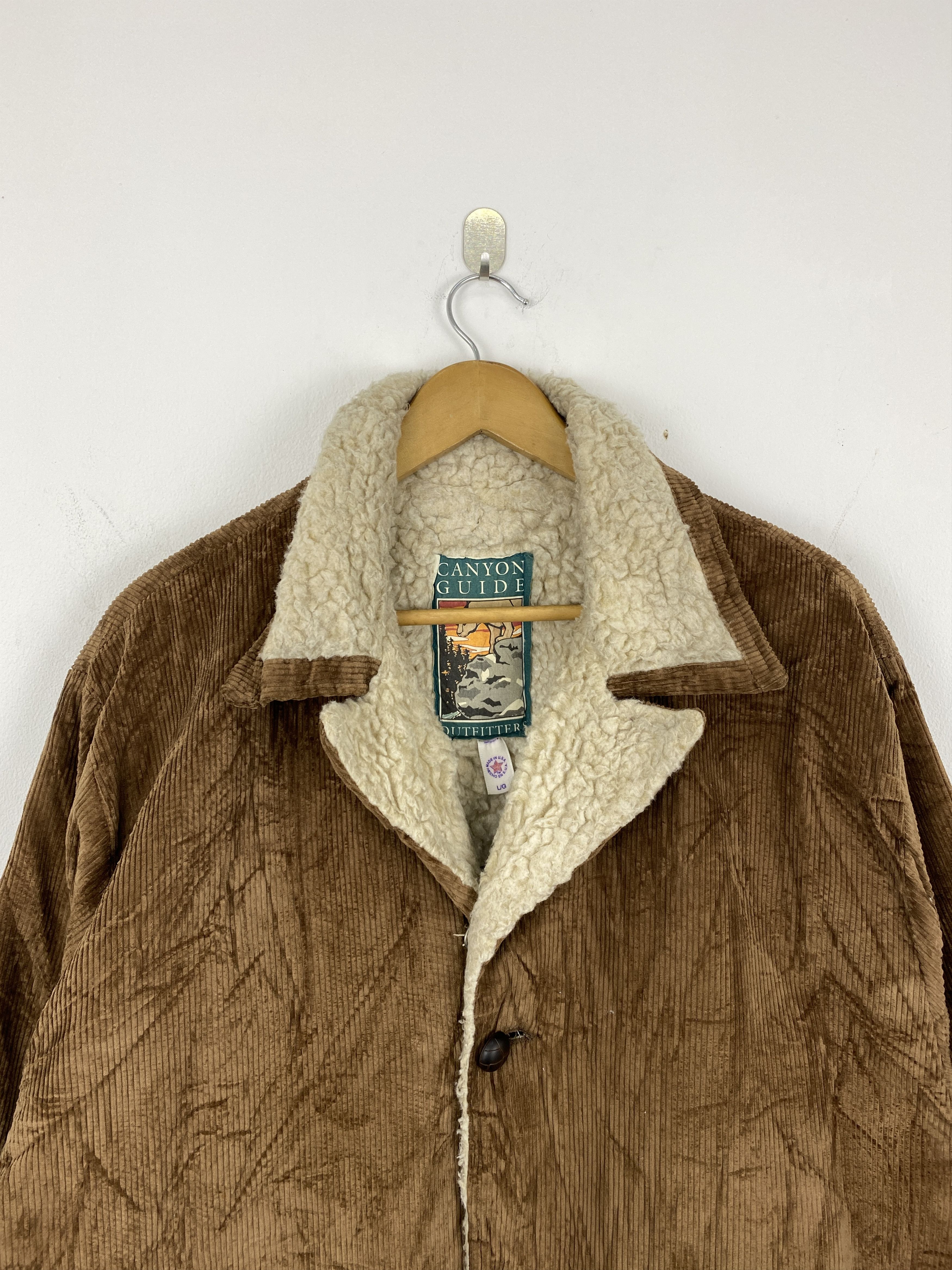 Vintage Vintage 80s Canyon Guide Corduroy Sherpa jacket J2033 Size US L / EU 52-54 / 3 - 2 Thumbnail