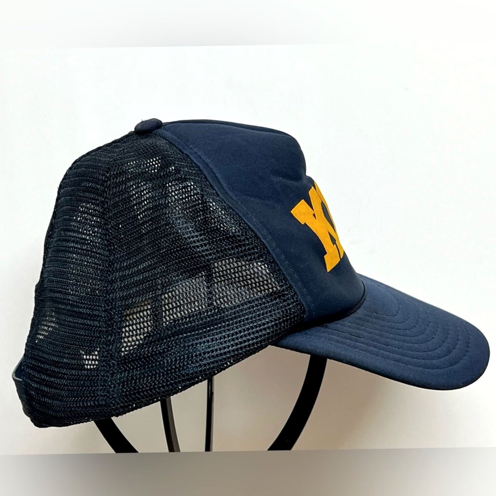 Vintage VINTAGE 80’s Soviet Union State Security Police KGB Cap Hat Trucker Hat Men Blue One Size Size ONE SIZE - 2 Thumbnail