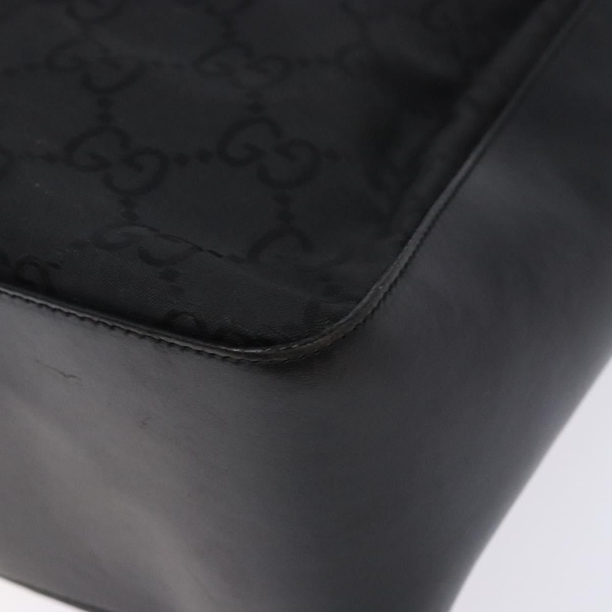 Gucci GUCCI GG Canvas Shoulder Bag Nylon Black Silver 001 001 Size ONE SIZE - 12 Thumbnail