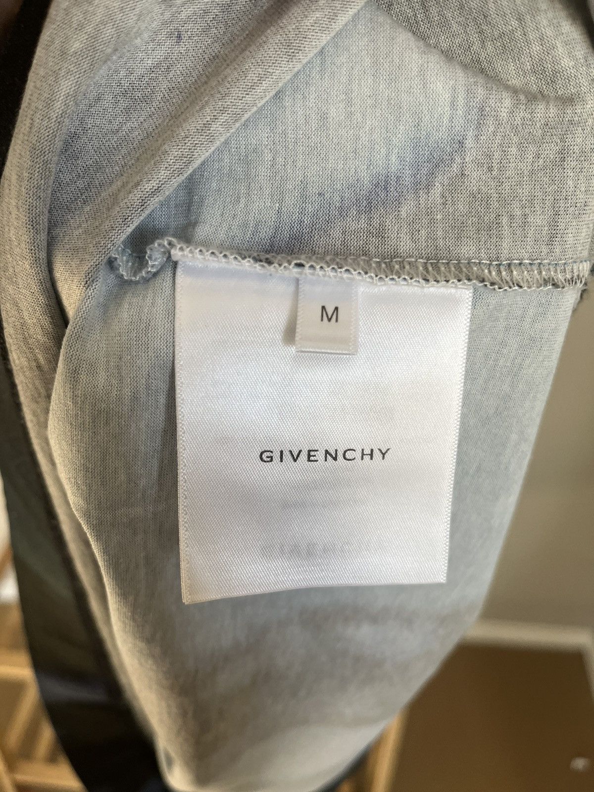 Givenchy Givenchy Statue Of Liberty Oversized T-Shirt Men's Blue M Size US M / EU 48-50 / 2 - 8 Thumbnail