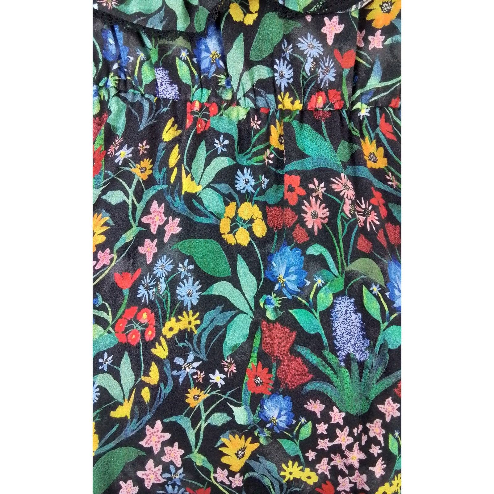 Alice + Olivia Alice + Olivia Dress Women's Size 4 Floral Off the Shoulder Size S / US 4 / IT 40 - 4 Thumbnail