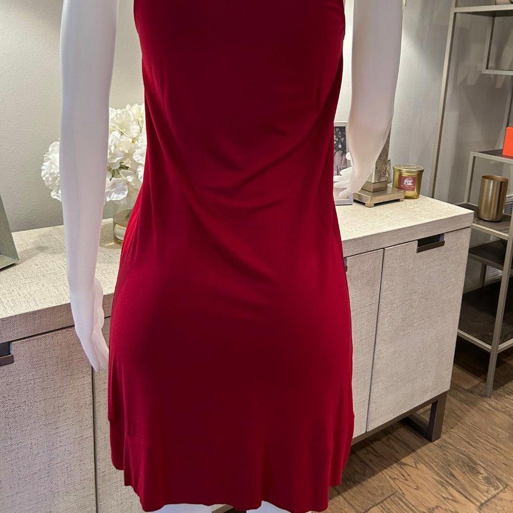 Michael Stars Michael Stars Sleeveless Ruffle Front Red Dress Size M / US 6-8 / IT 42-44 - 9 Thumbnail