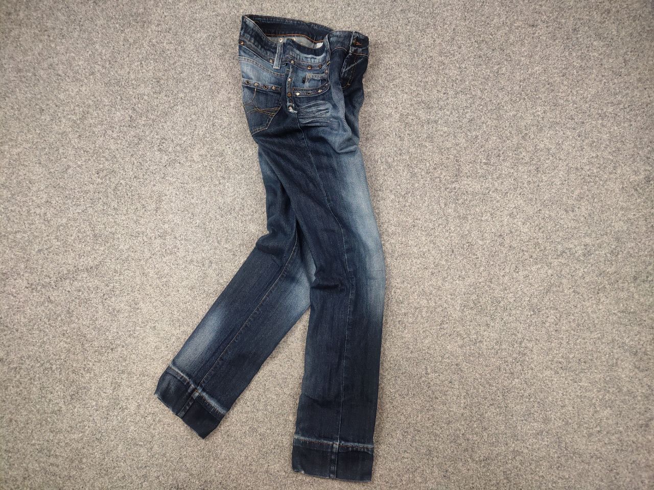 Just Cavalli Vintage 90's Just Cavalli Faded Denim Logo Jeans Y2K Style Size US 30 / EU 46 - 3 Thumbnail