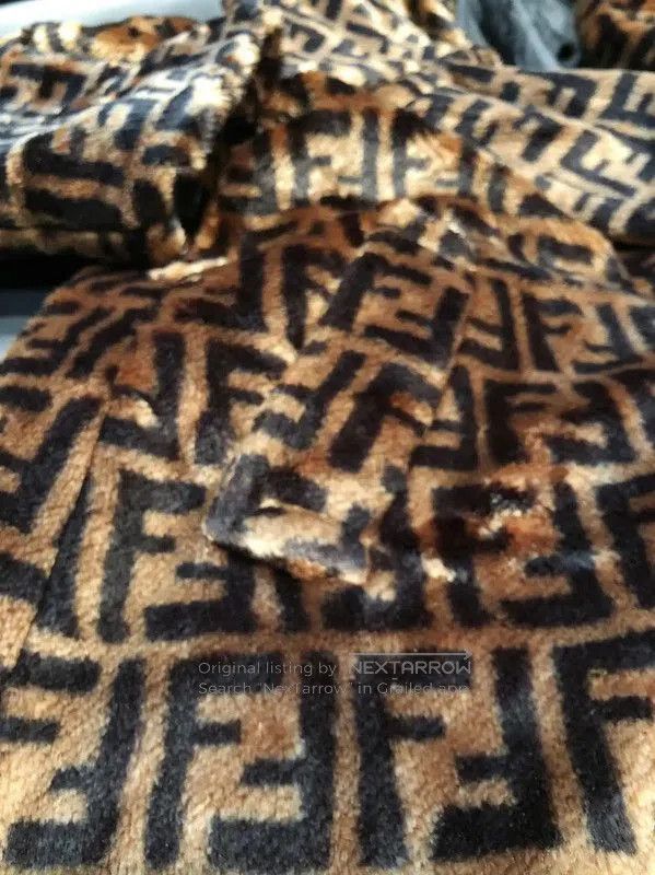 Fendi Fendi Brown Faux Fur Double F Coat . Size M / US 6-8 / IT 42-44 - 5 Thumbnail