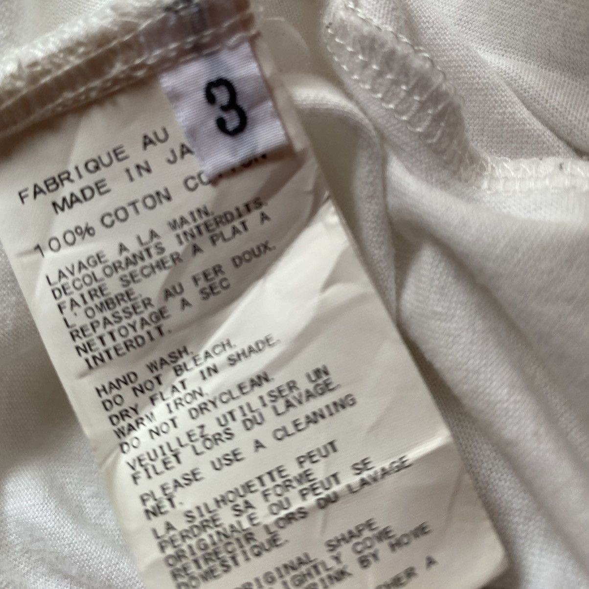 Yohji Yamamoto Fall 2016 T Shirt Size US L / EU 52-54 / 3 - 4 Thumbnail