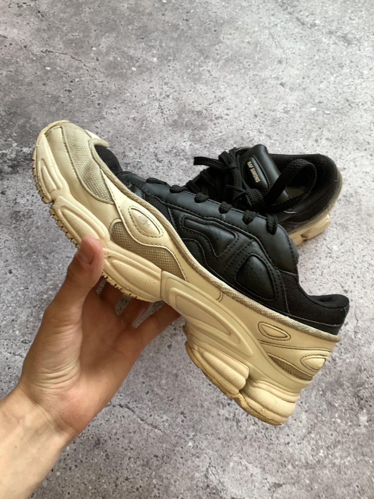 Adidas × Raf Simons 🔥ADIDAS X RAF SIMONS OZWEEGO DRIP SNEAKERS Size US 9.5 / EU 42-43 - 3 Thumbnail
