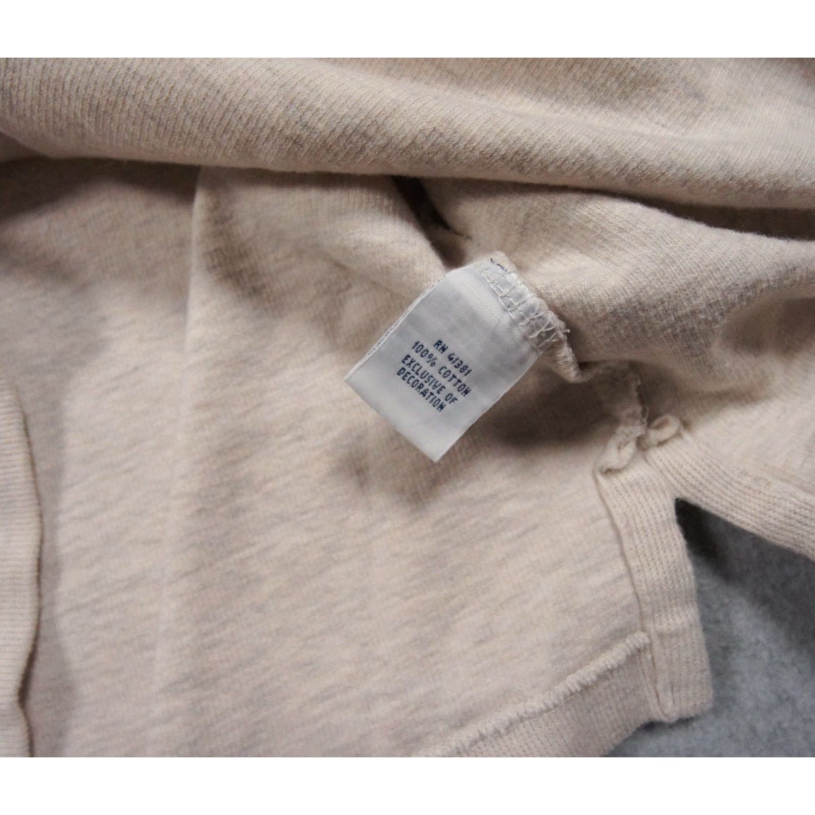 Polo Ralph Lauren VINTAGE Polo Ralph Lauren Sweater Shirt Mens XL Beige 1/4 Zip Pullover Estate Rib Preppy Mens Size US XL / EU 56 / 4 - 7 Thumbnail