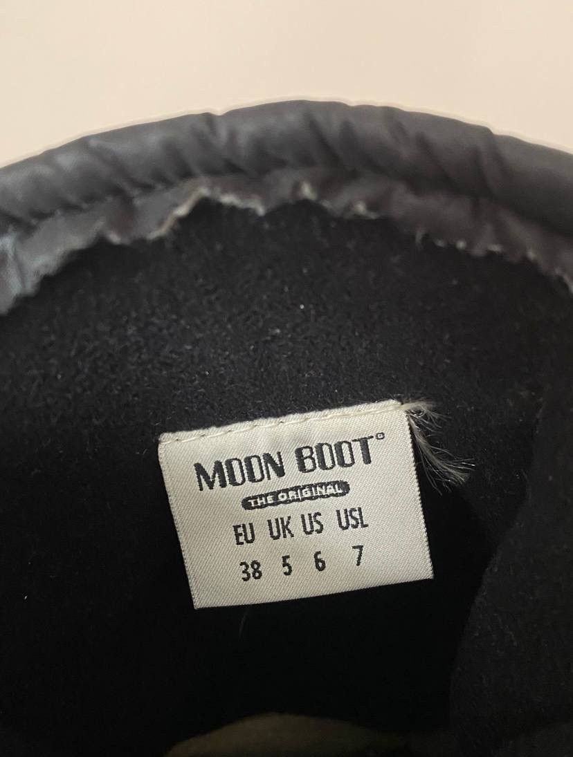 Moon Boot Moon Boot Original Snow Winter Warm Boots Black High Nylon Size US 8 / IT 38 - 9 Thumbnail