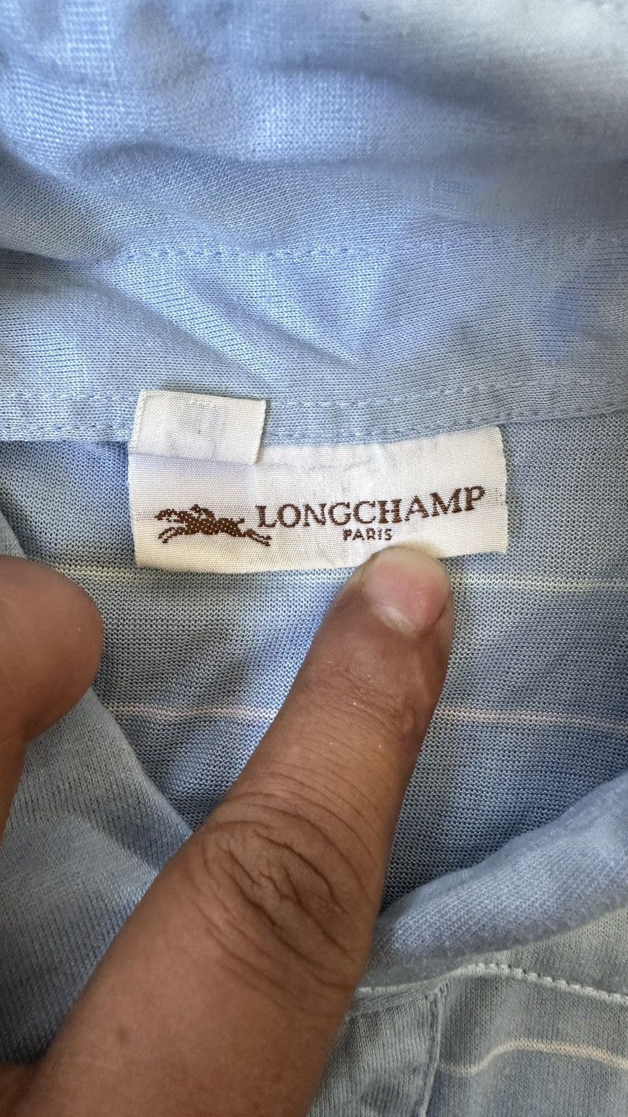 Longchamp VINTAGE LONGCHAMP POLO TEE Size US M / EU 48-50 / 2 - 5 Thumbnail