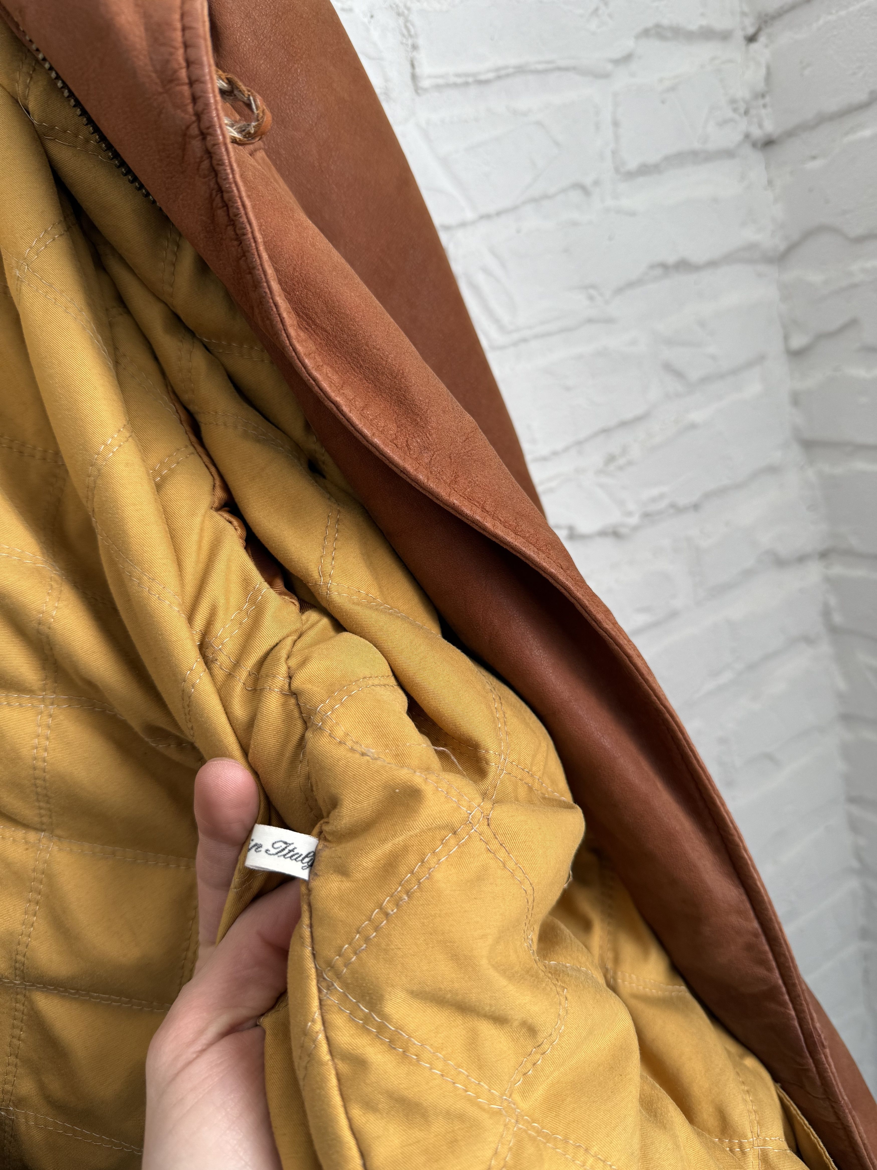 Hugo Boss Vintage 90s Hugo Boss Leather duffle coat toggle jacket Size US L / EU 52-54 / 3 - 6 Thumbnail