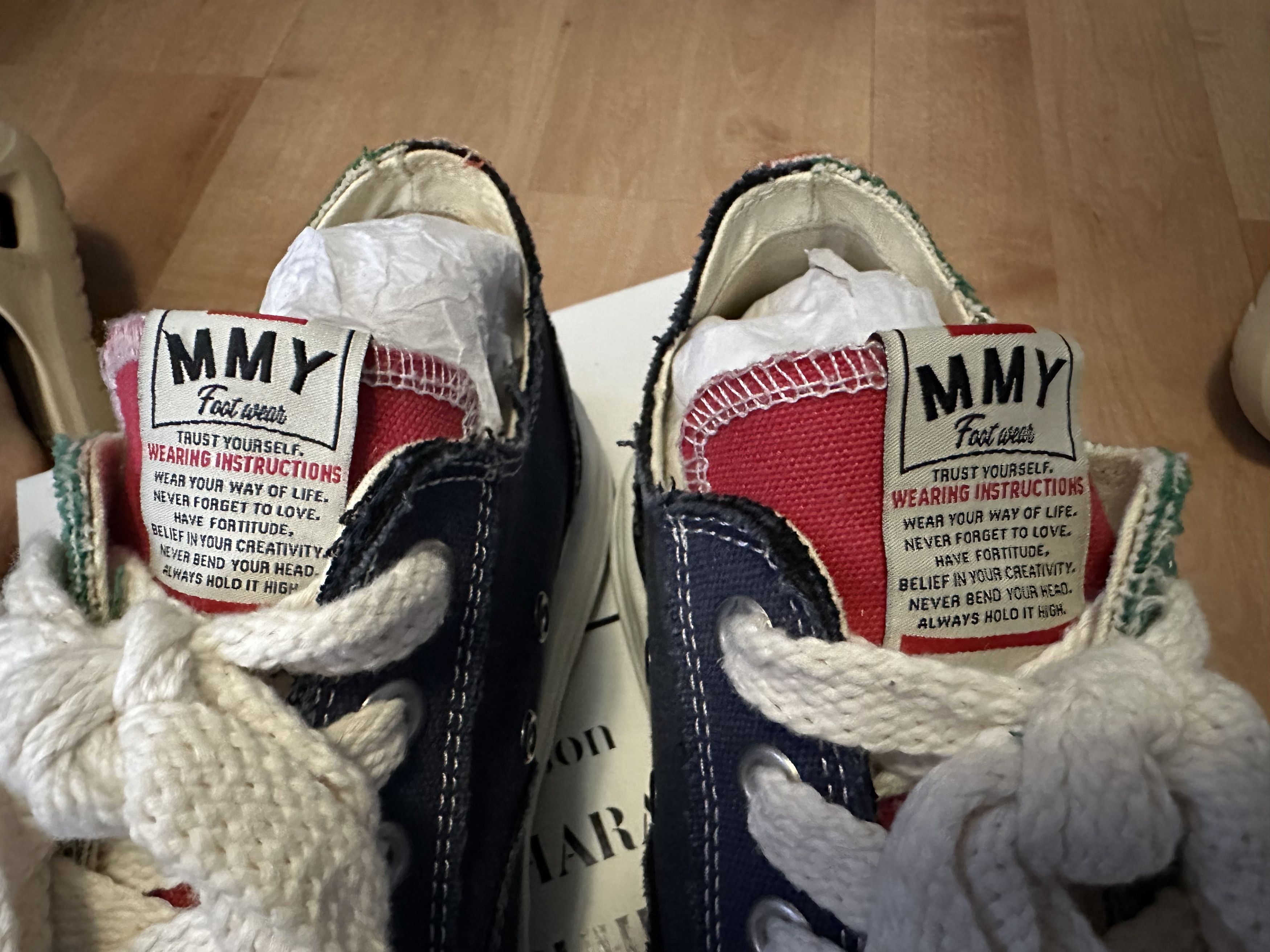 Maison MIHARA YASUHIRO Maison MIHARAYASUHIRO two tone converse low Size US 9 / EU 42 - 17 Thumbnail