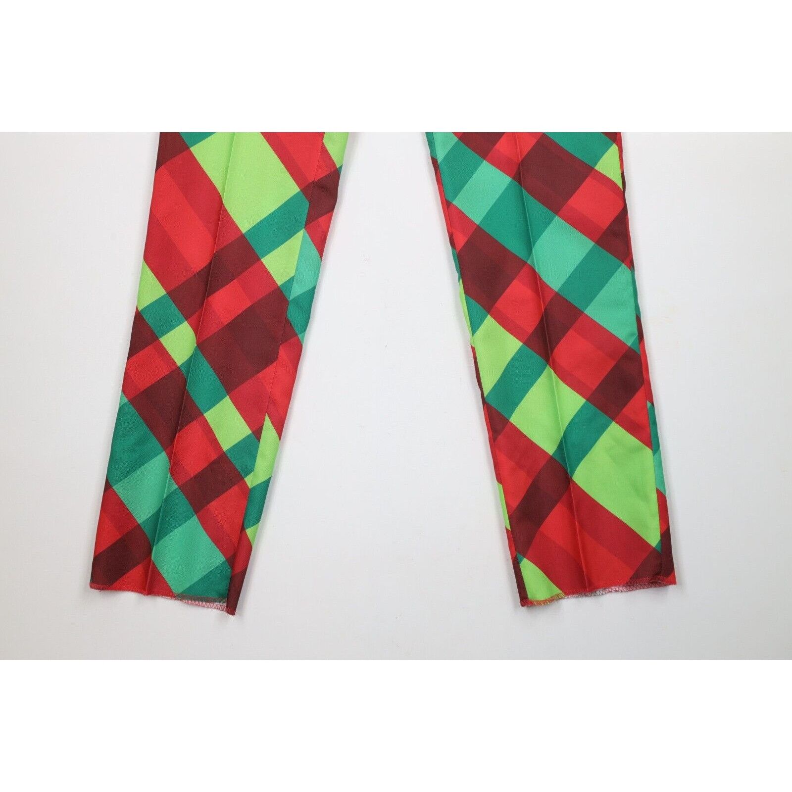 Vintage New Brave Man Christmas Plaid 3 Piece Suit 36R Size 36R - 15 Thumbnail
